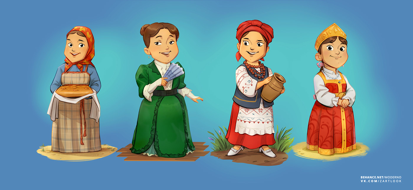 characters children familytree genealogy tradition bookillustration clothes history Иллюстратор