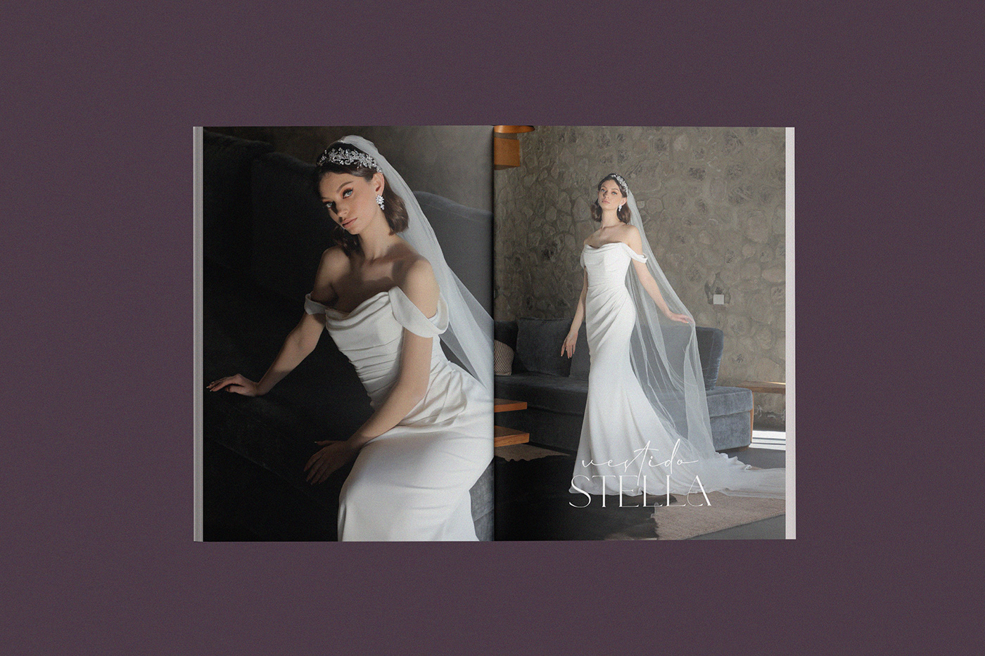 WEDDING DRESS bride Wedding Photography Graphic Designer diseño gráfico retoque fotográfico editorial Catalogue catalogo