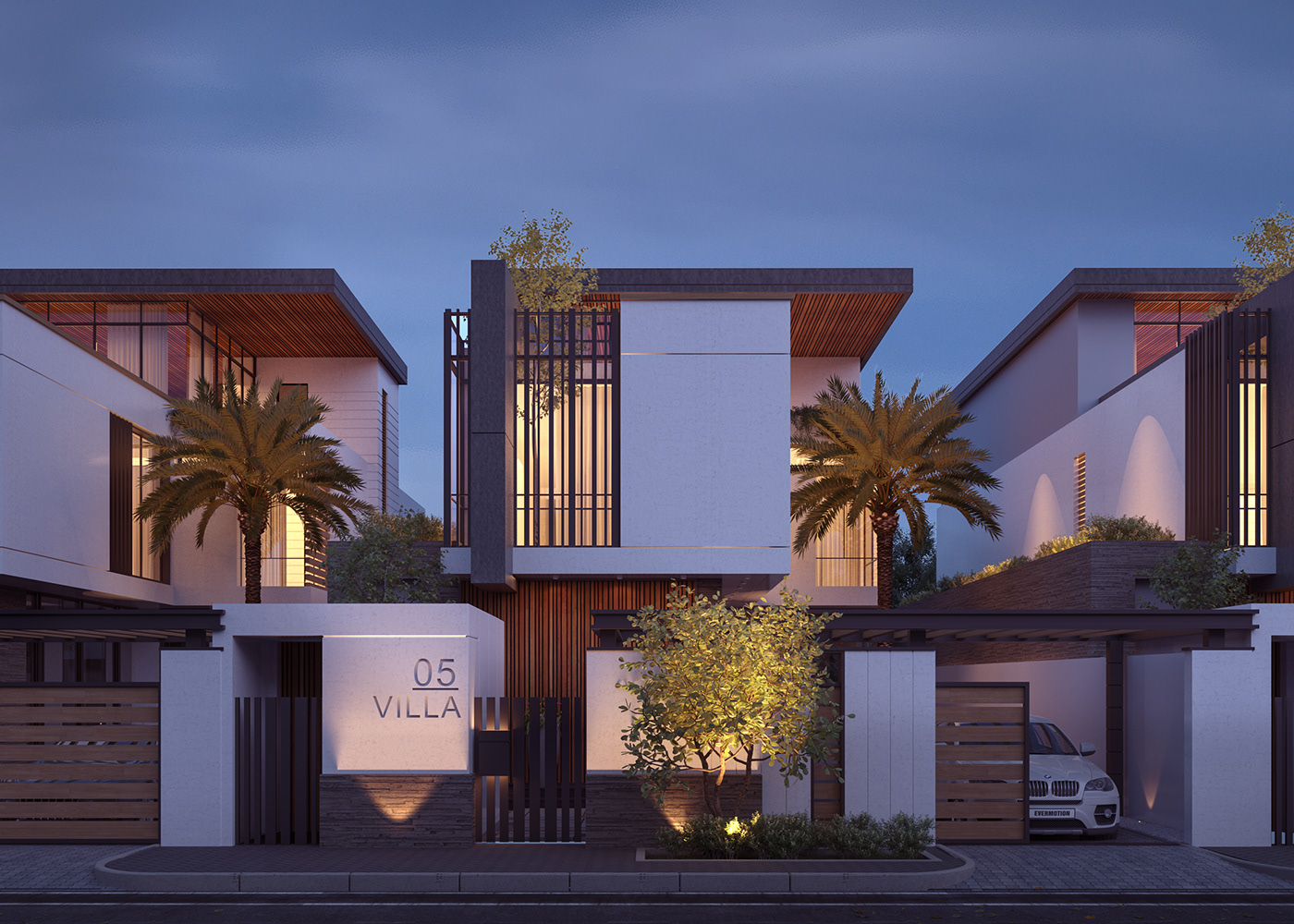 architecture archviz CGI exterior house jeddah KSA Saudi Arabia Villa visualization