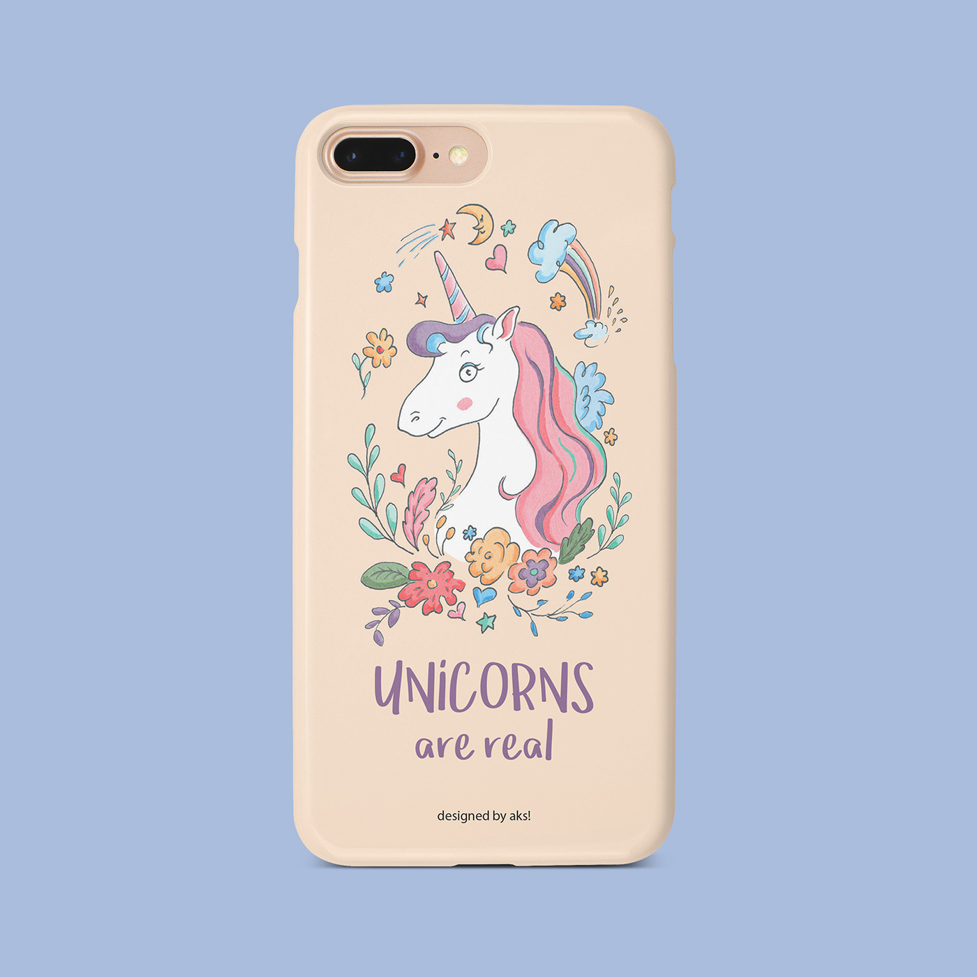 unicorns unicorn unicorn phone case Unicorn Illustration  vera popova illustration ILLUSTRATION  phone case cute phone case