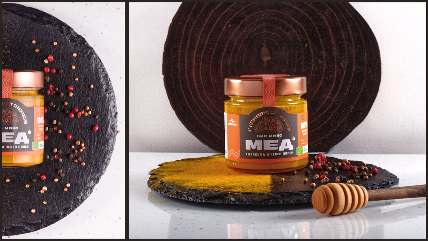 art direction  brand identity branding  design system food photography food styling gourmet honey jam Packaging