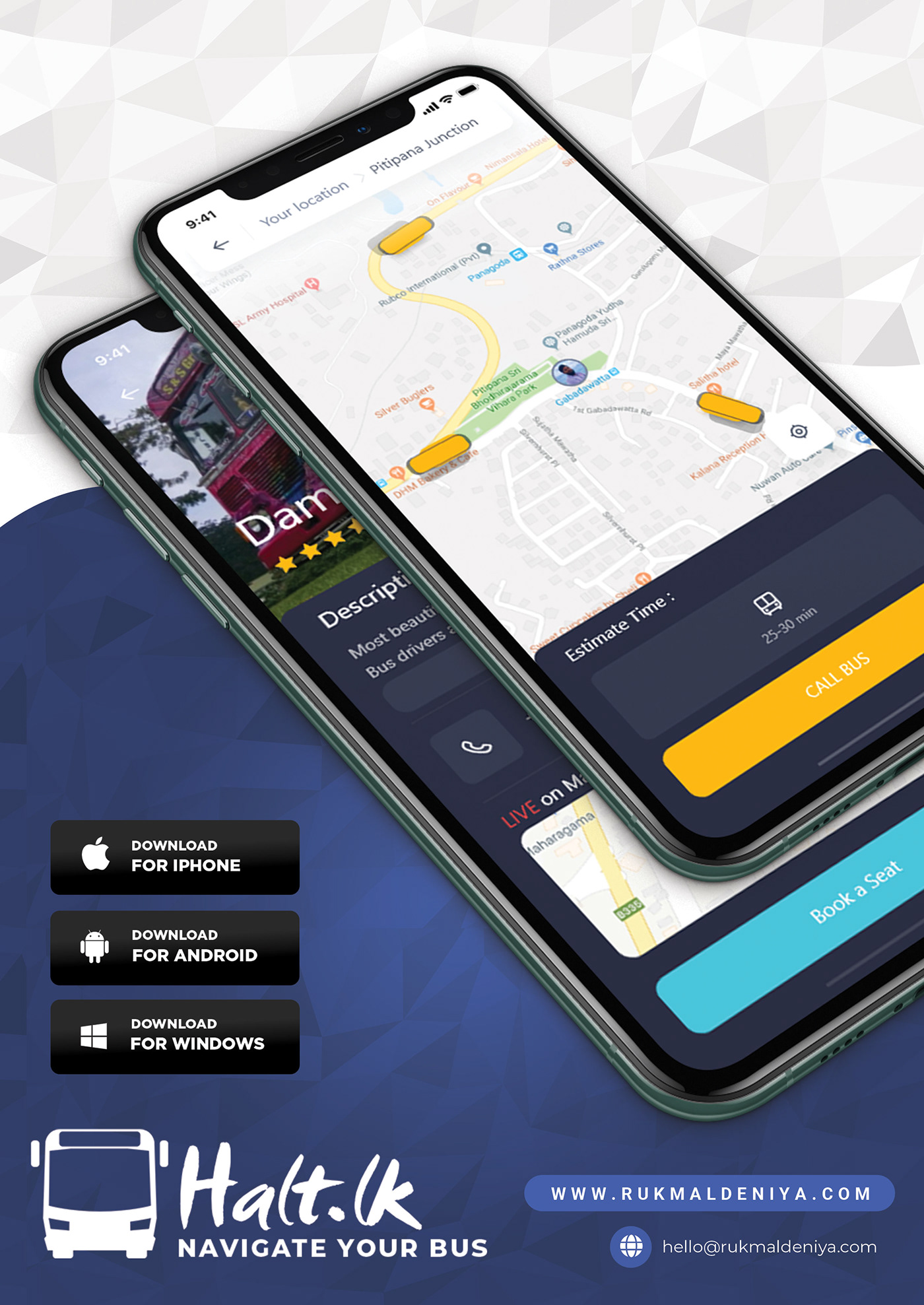 booking app Bus Booking drivers gps location passengers tracking app Transport