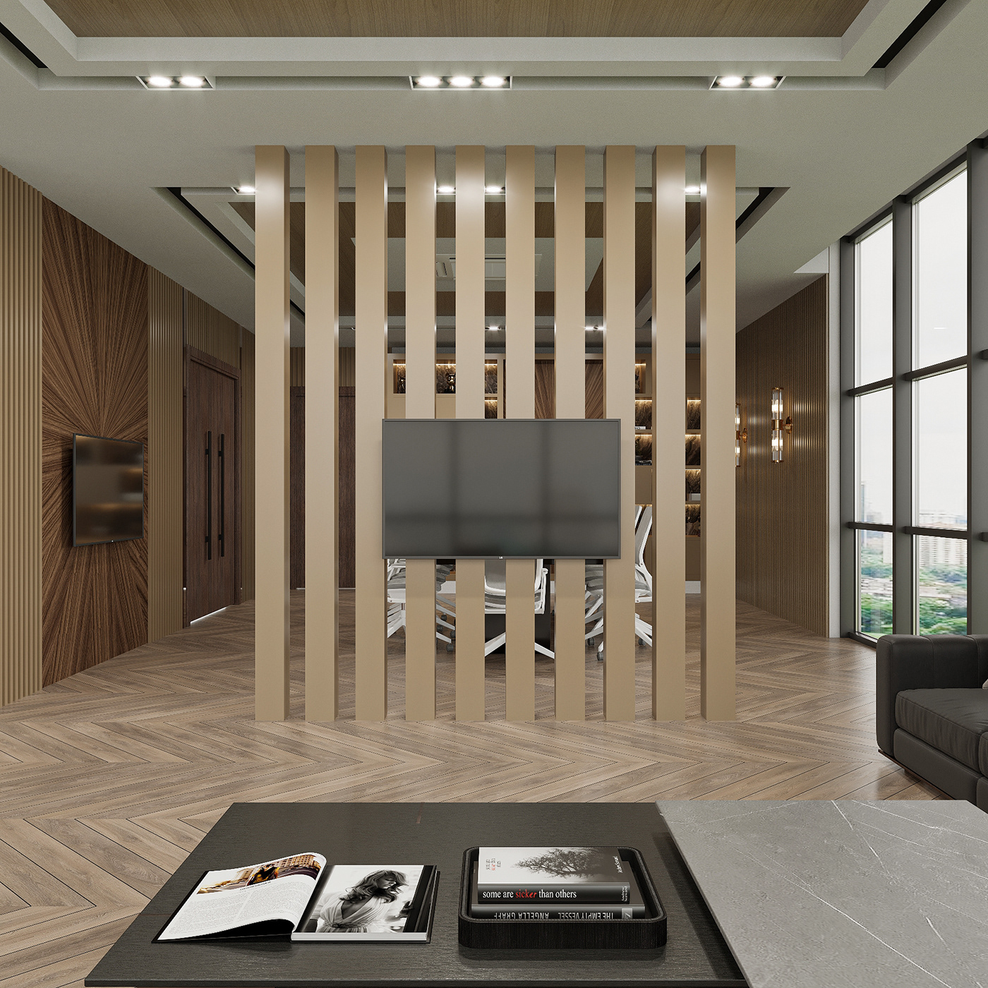 3ds max architecture corona interior design  mimarlık Office Design ofis tasarımı Render tasarım visualization