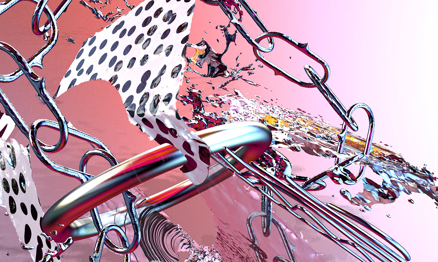 pink 3D adobe dimension Grafik Design idea graphic design  grafik Digital Art  digital