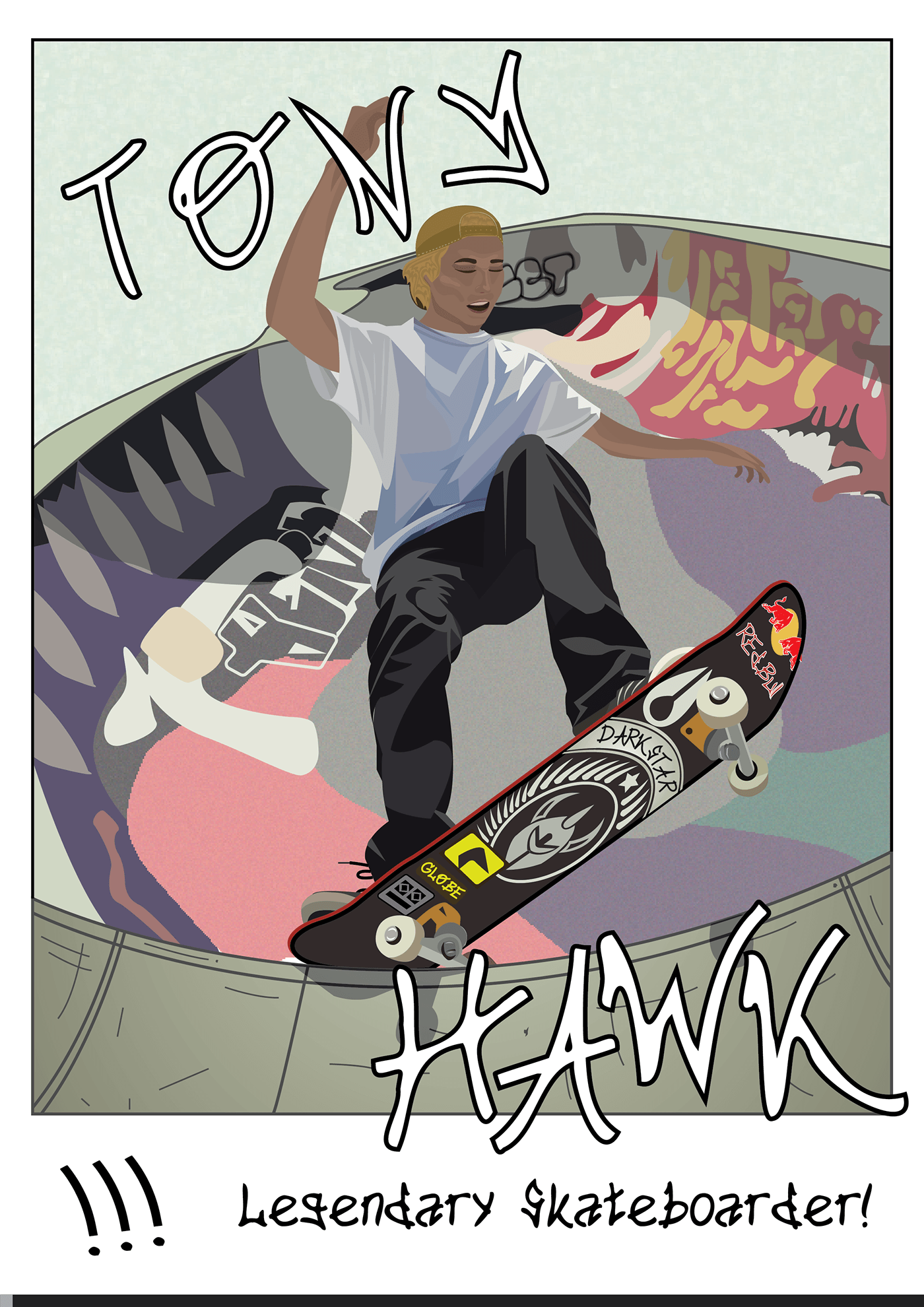 poster Tony Hawk skateboarding