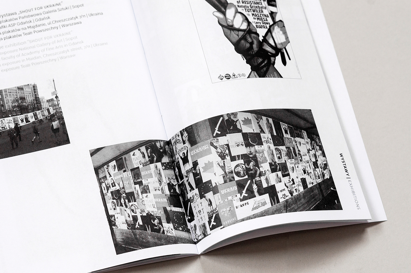 Gabriela Warzycka-Tutak eye artist black White Album book design catalog creative publishing  