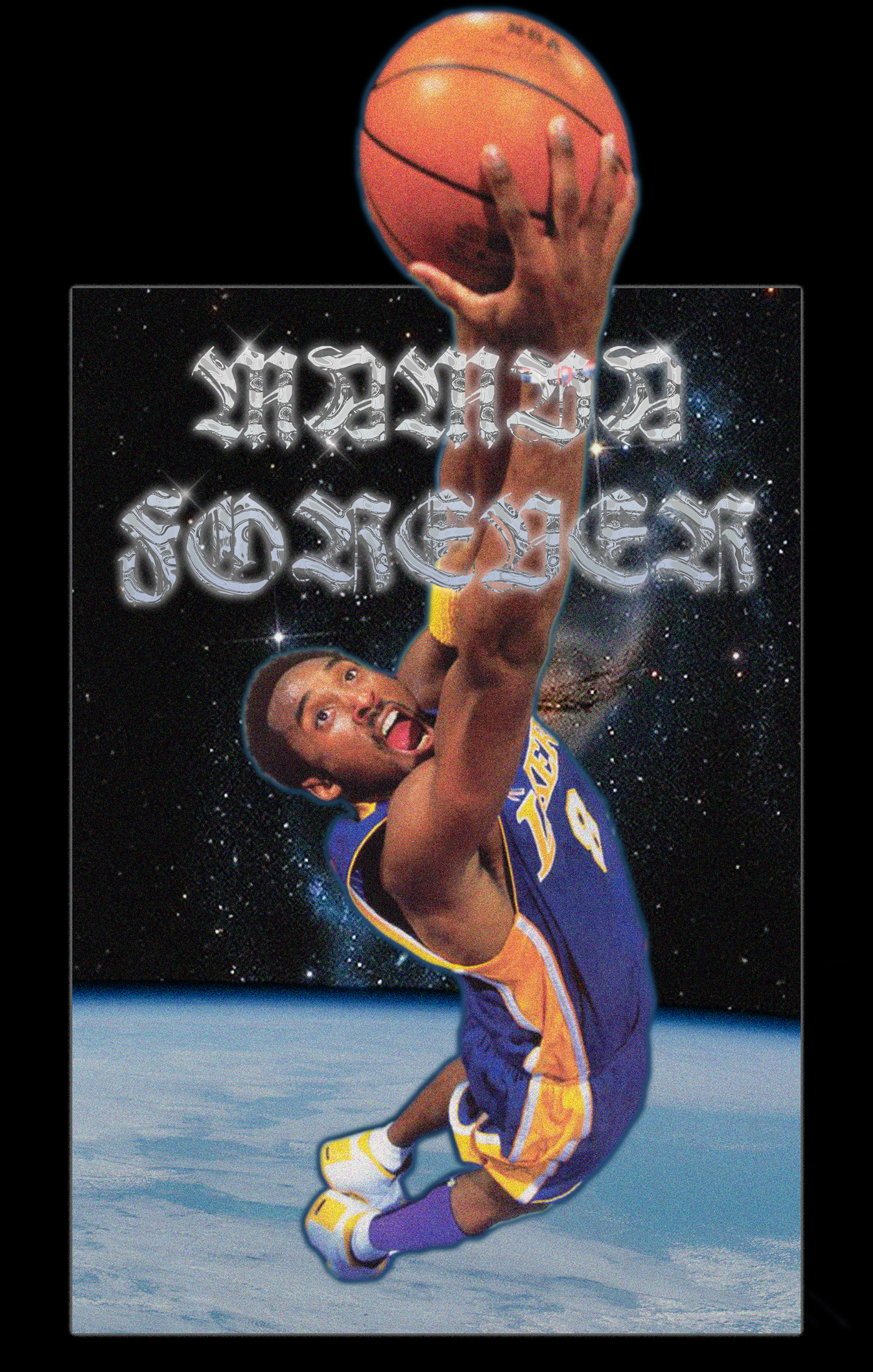 graphic design  photoshop basketball Kobe Bryant