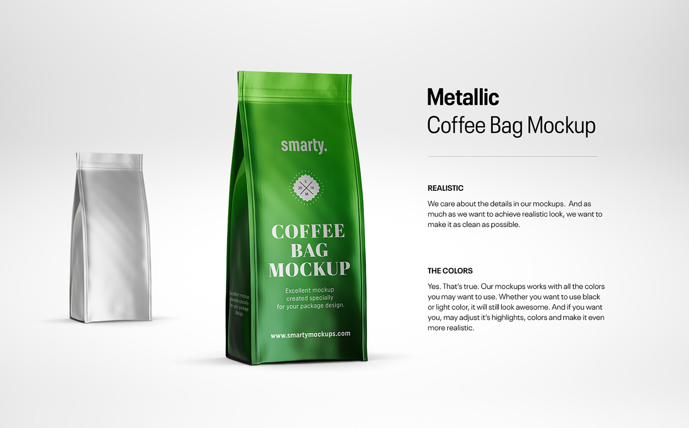 Coffee bag pouch doypack Mockup psd photoshop template download