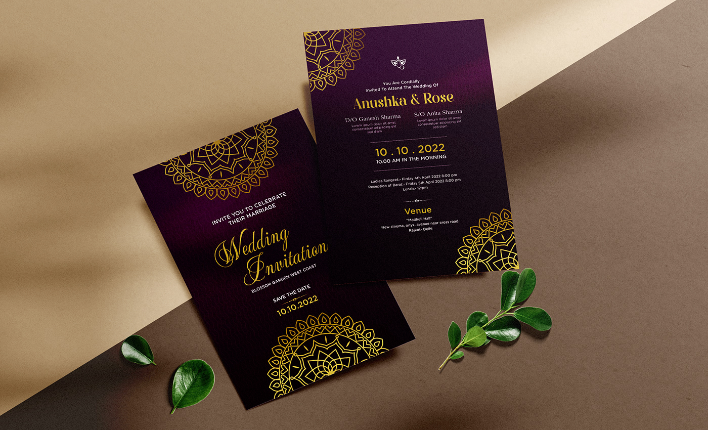 cartoon Character design  Digital Art  ILLUSTRATION  India INDIAN WEDDING CARD Invitation Card invitation design vector wedding cards