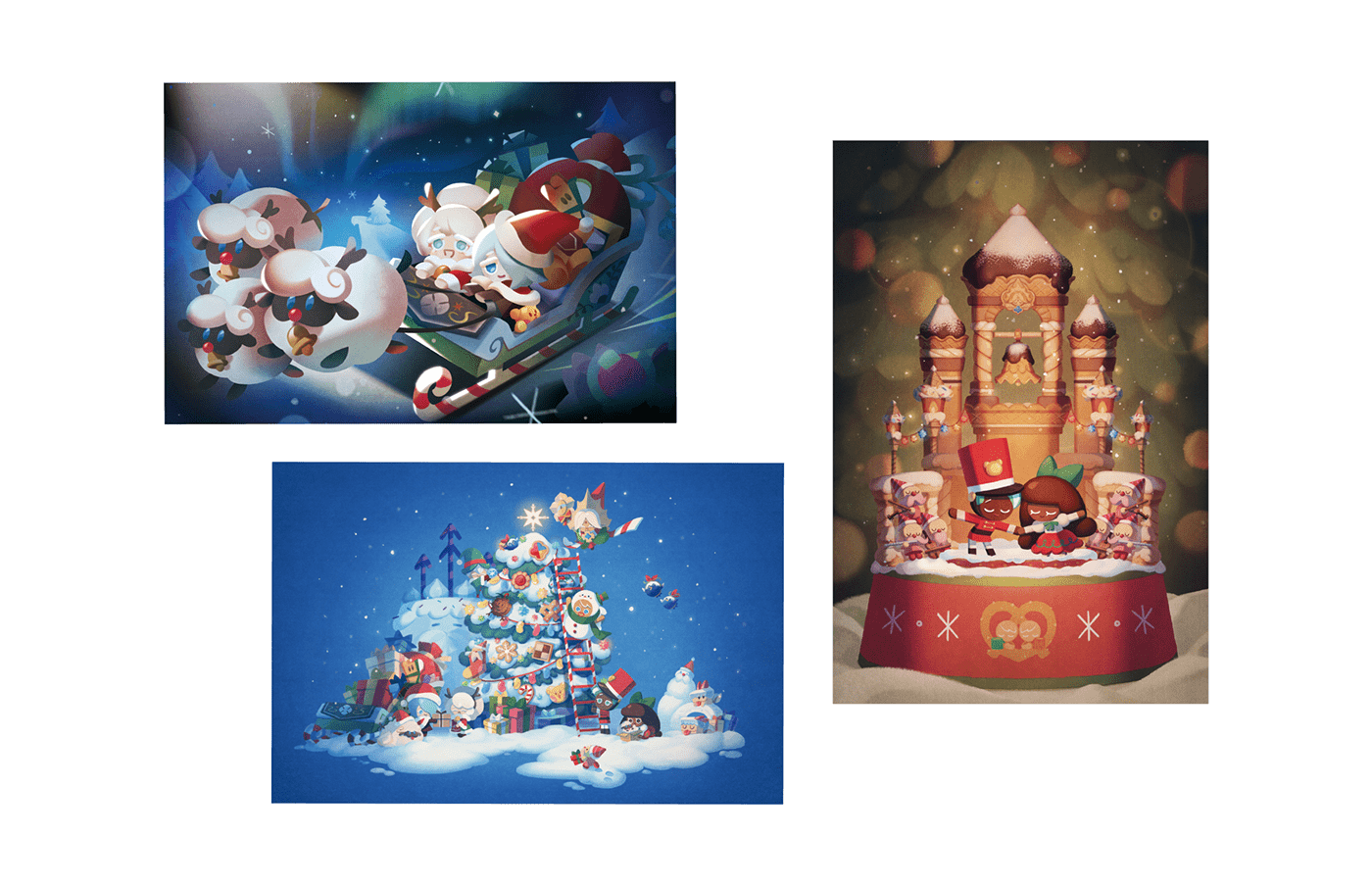 adventcalendar Character design  Christmas cookierun Cookierunkingdom devsisters figure giftbox package toydesign