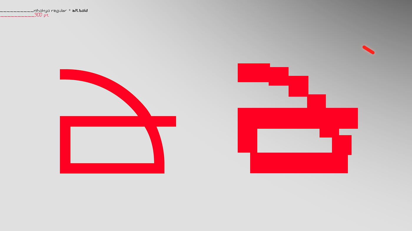 Typeface typography   Nihon japan tokyo poster type font