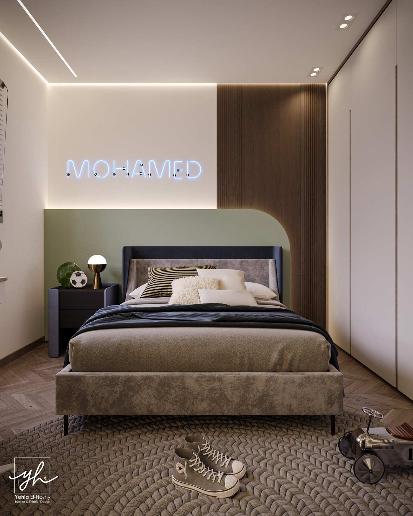 Interior decor modern bedroom home interiordesign