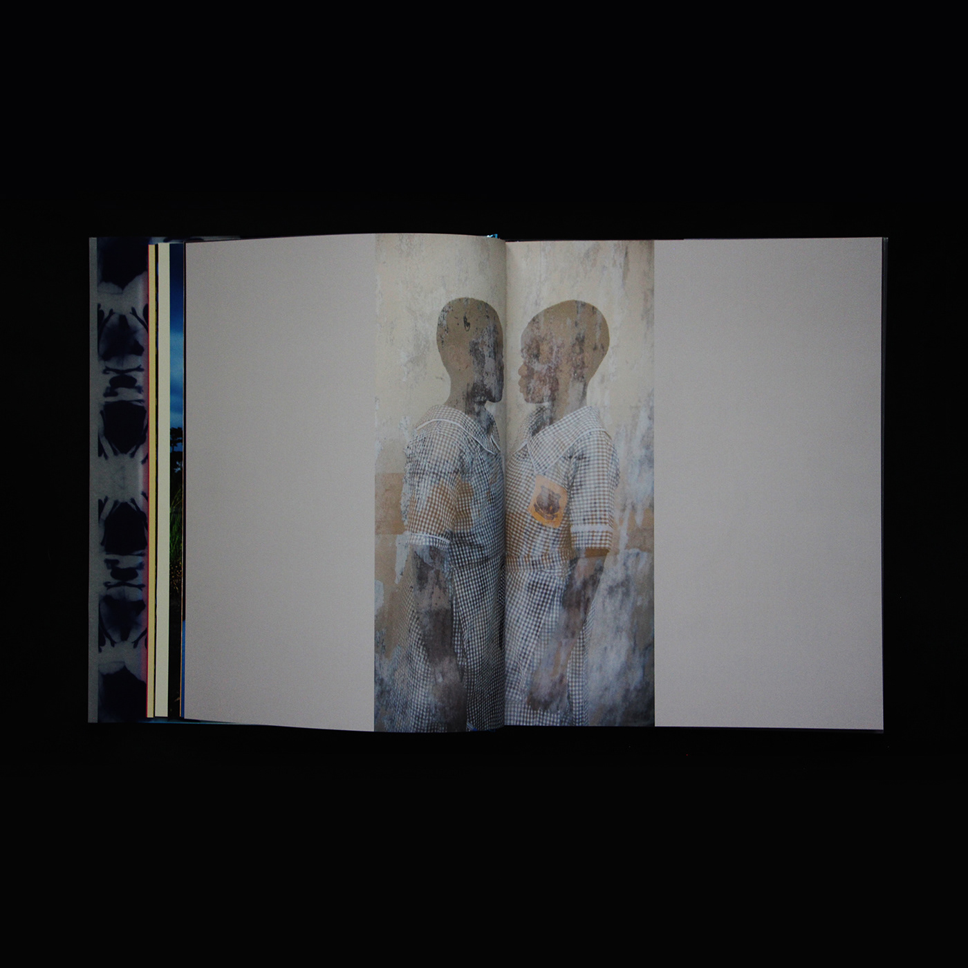 book design colors mirror mirrorpaper photobook silver Transparent paper Twins