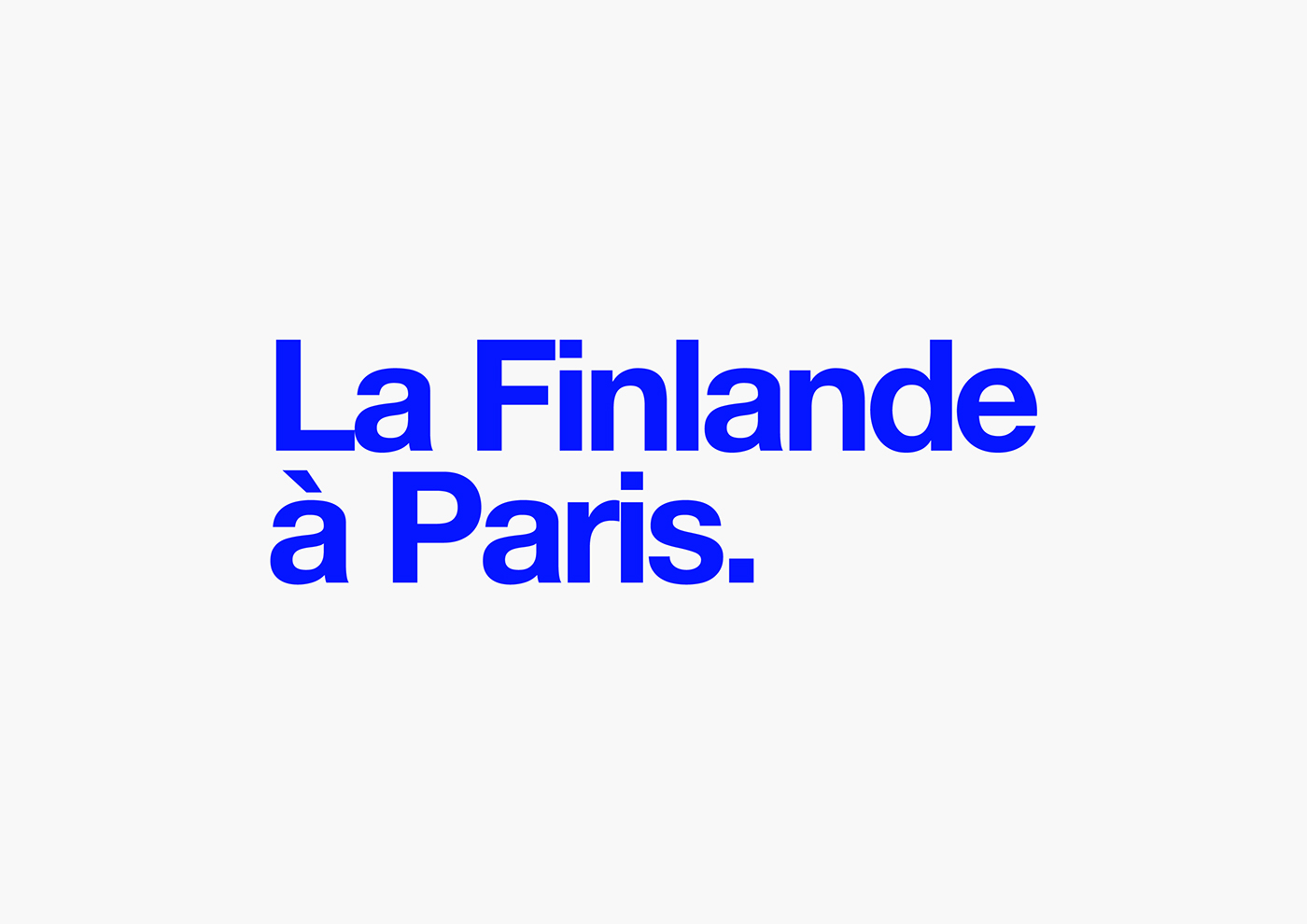 Finnish finland country culture design Coffee Paris institute identity