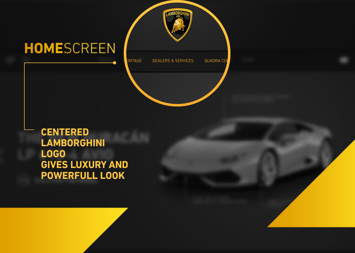 Lamborghini website Re-design on Behance
