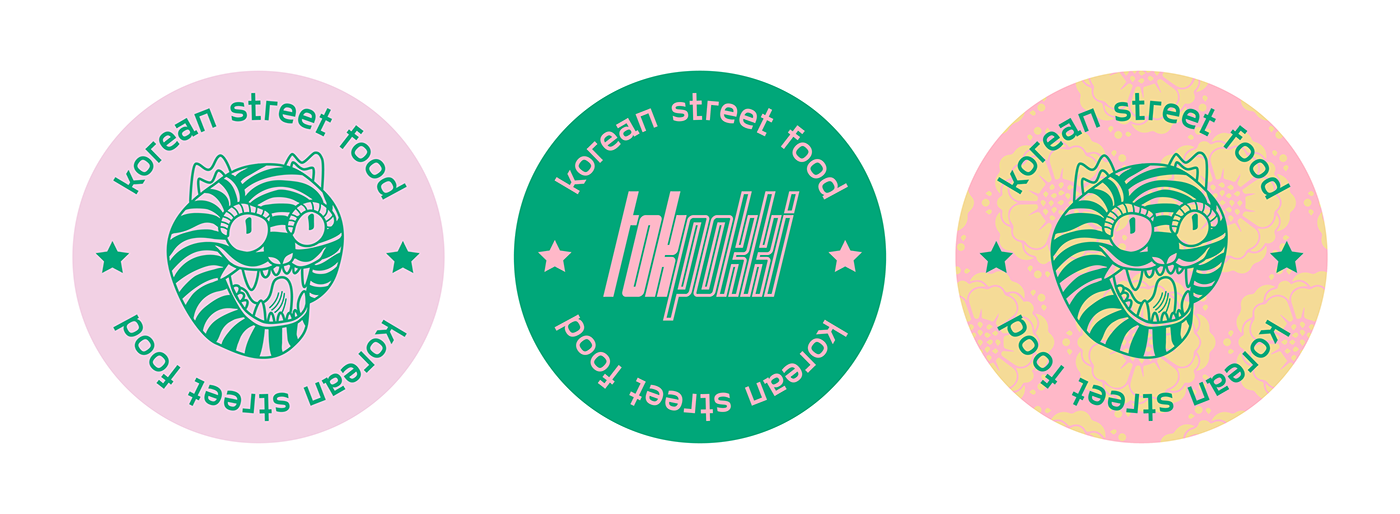 asian Asian Food branding  design Food  identity korean menu Street Food Tigger