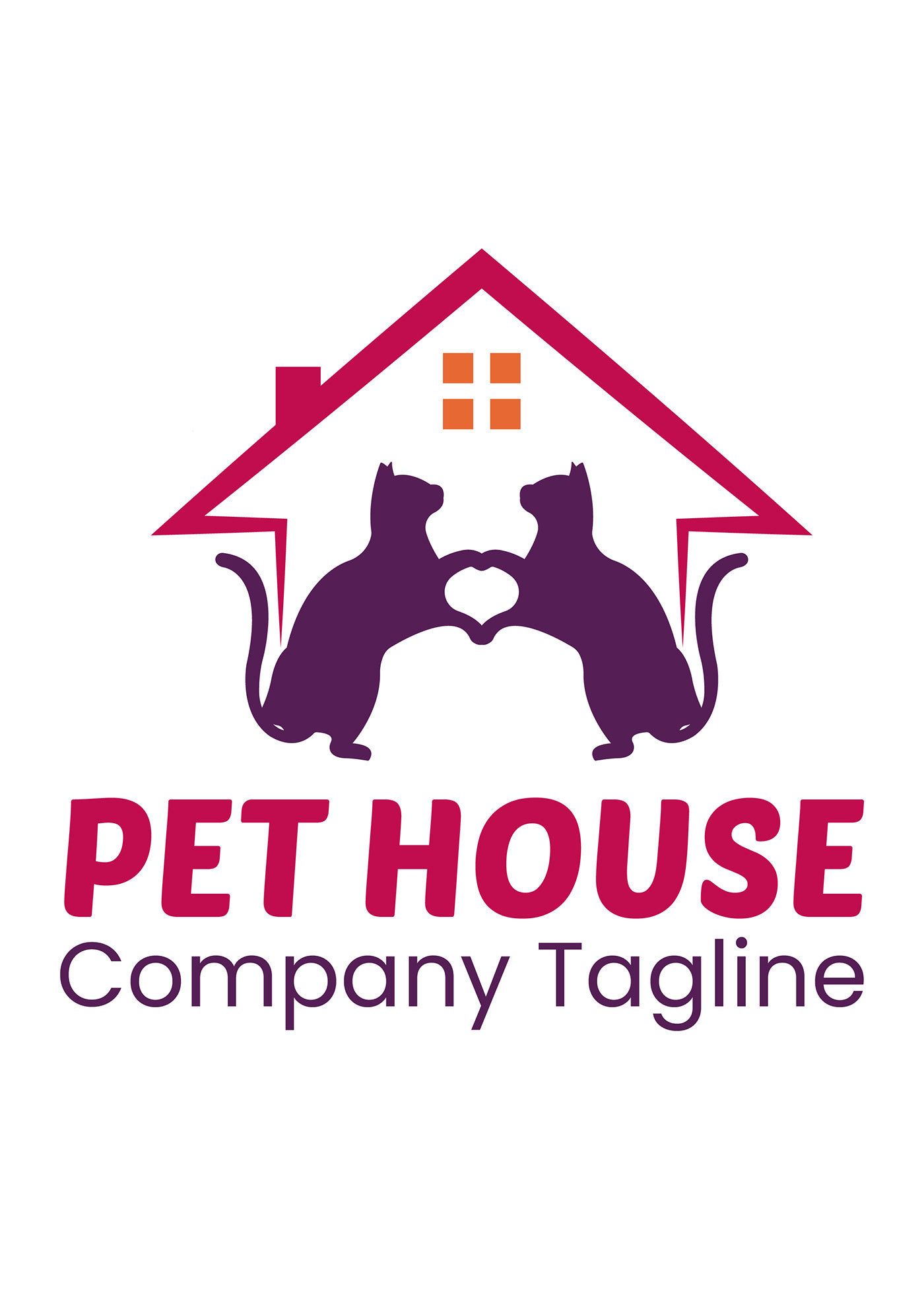 Logo Design pethouse pets