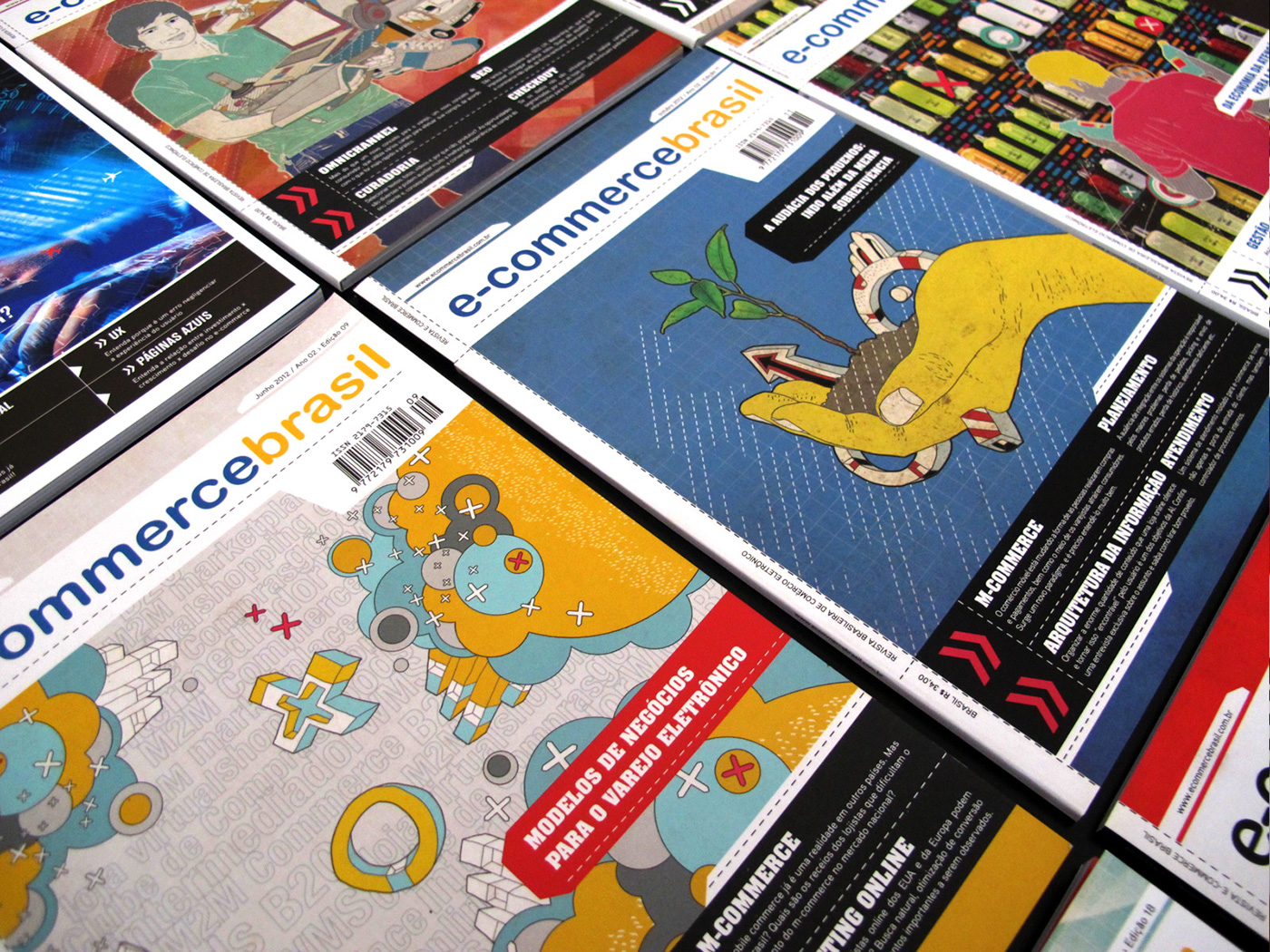 editorial design gráfico graphic design  design graphic magazine Ecommerce Brasil