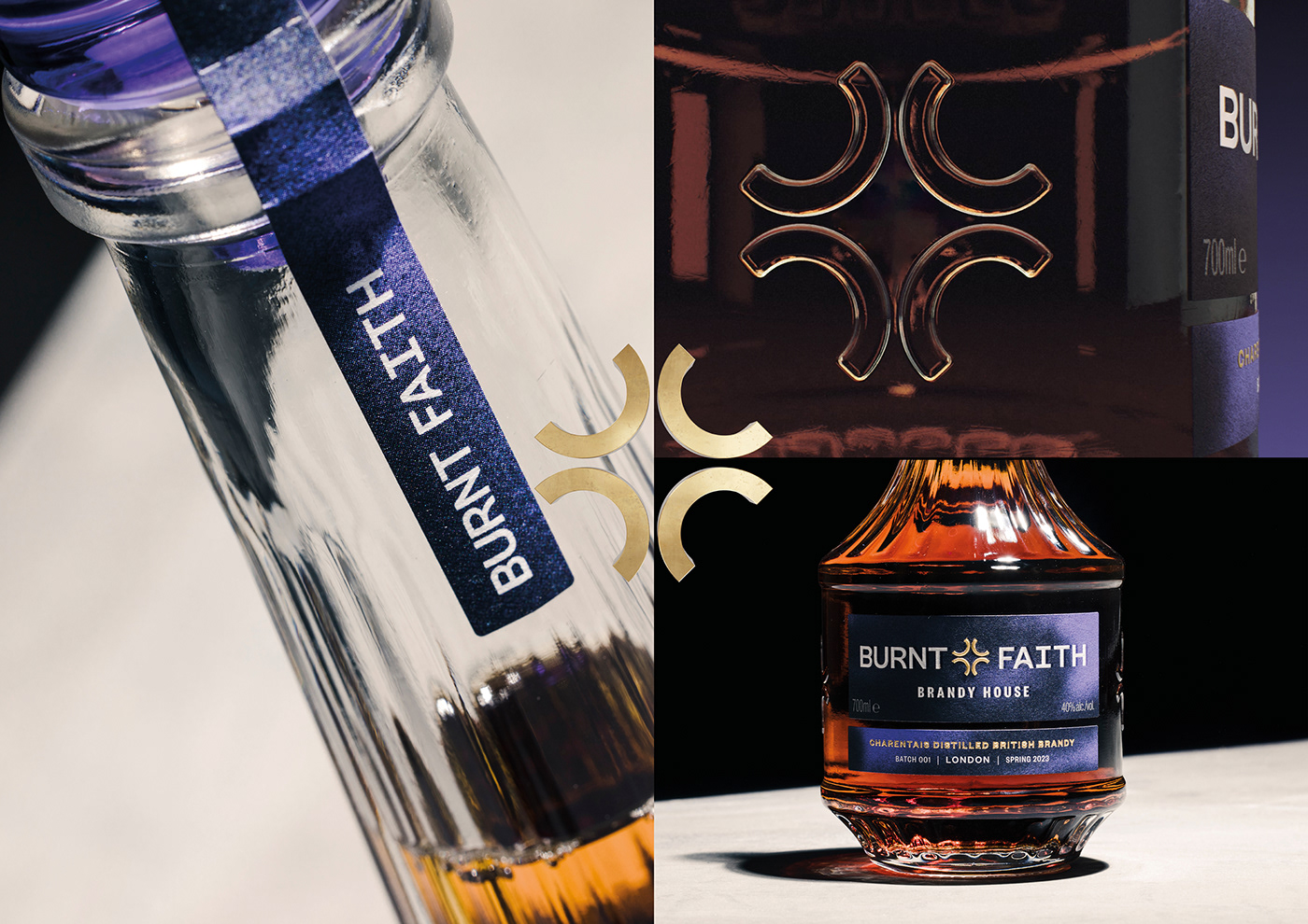 brand identity Packaging graphic design  logo Spirits Packaging bottle design Brandy Cognac branding 