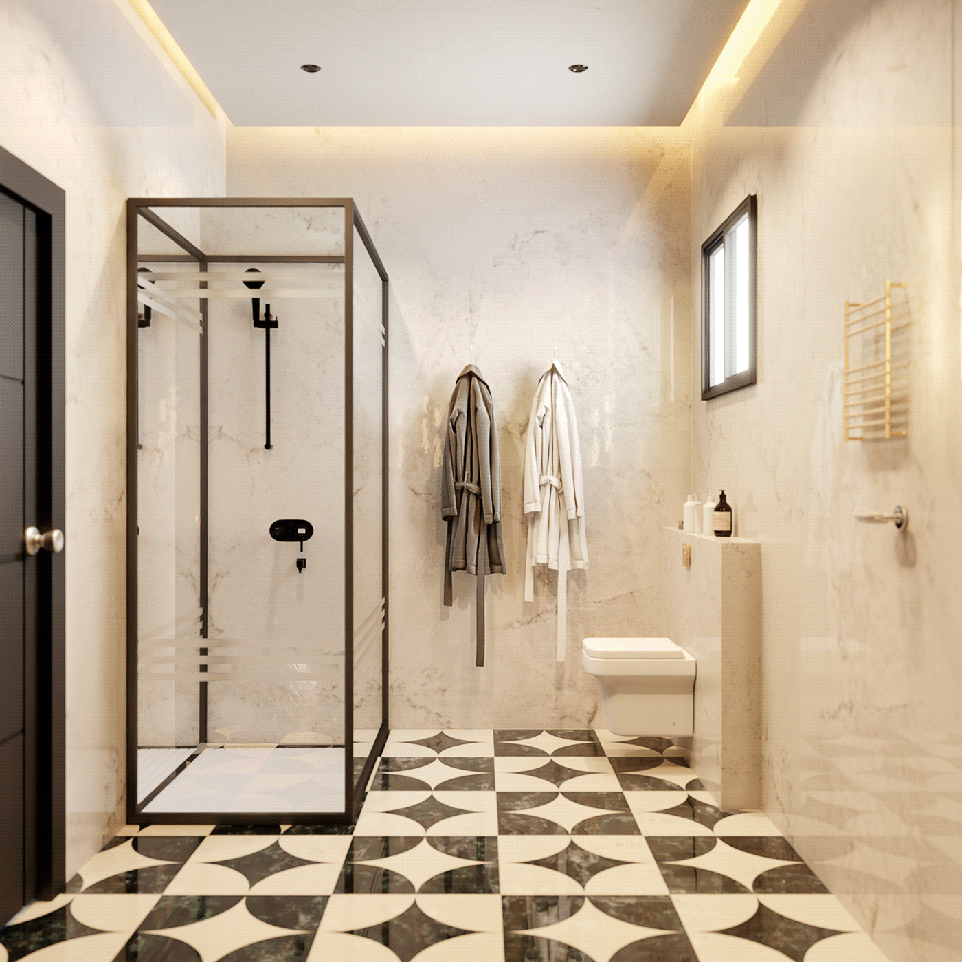 3d modeling architecture bathroom CGI interior design  modern Render SketchUP visualization vray
