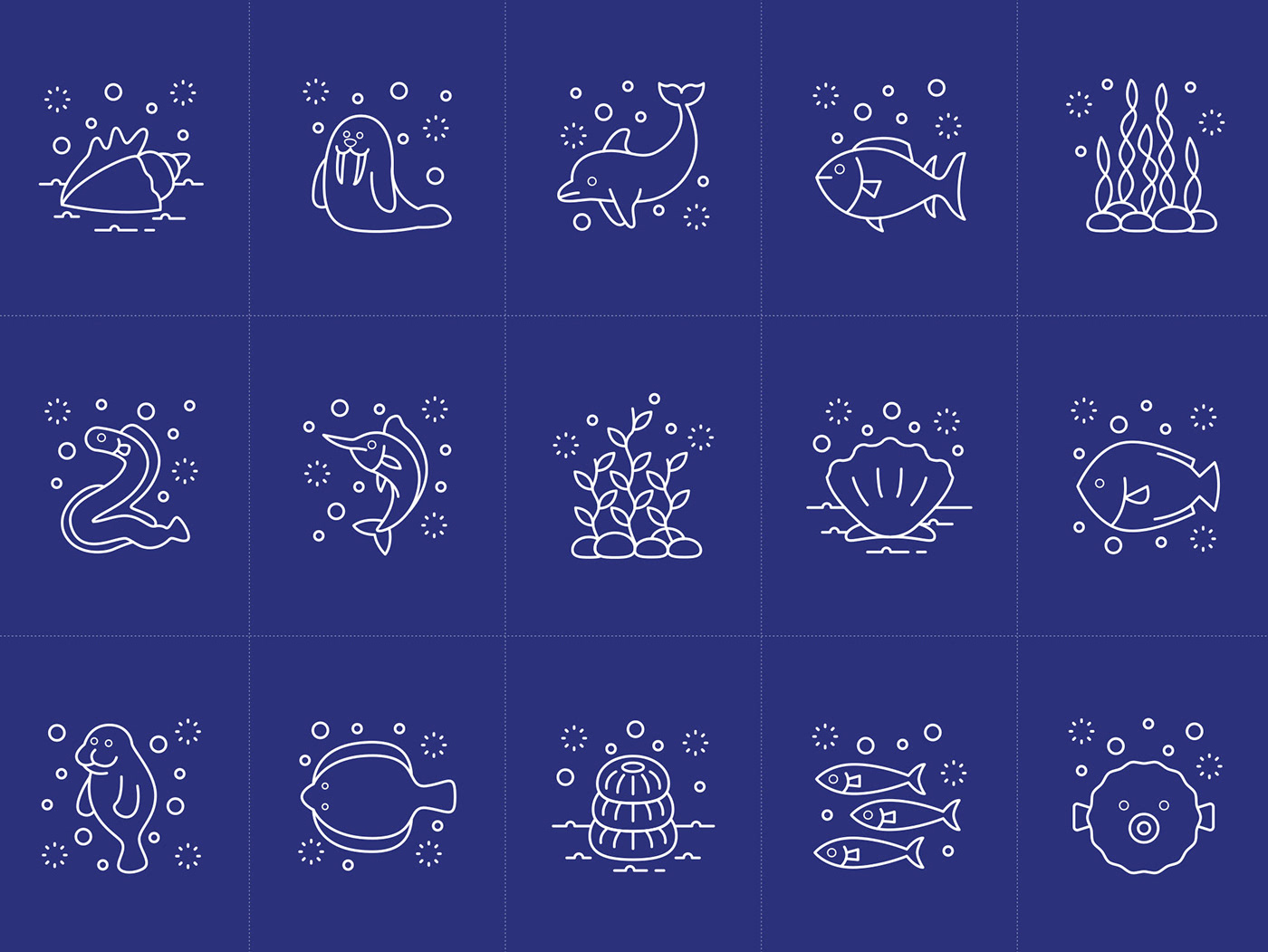 Ocean ocean icons ocean vectors icons Icons design download vector icons vectors icons pack icons set