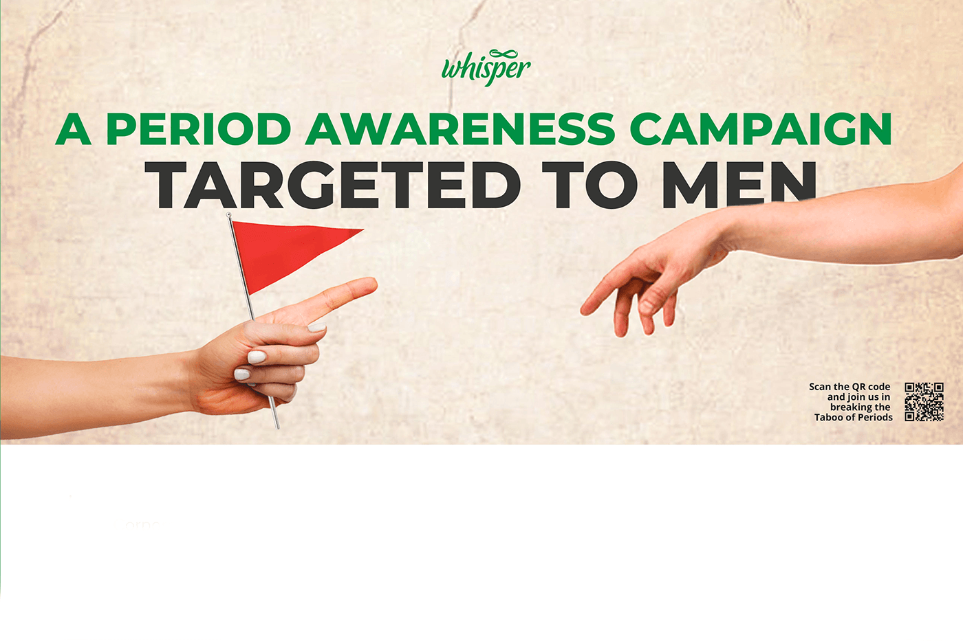 period women health medical CSR campaign Whisper reproductive health digital illustration conceptual menstruation