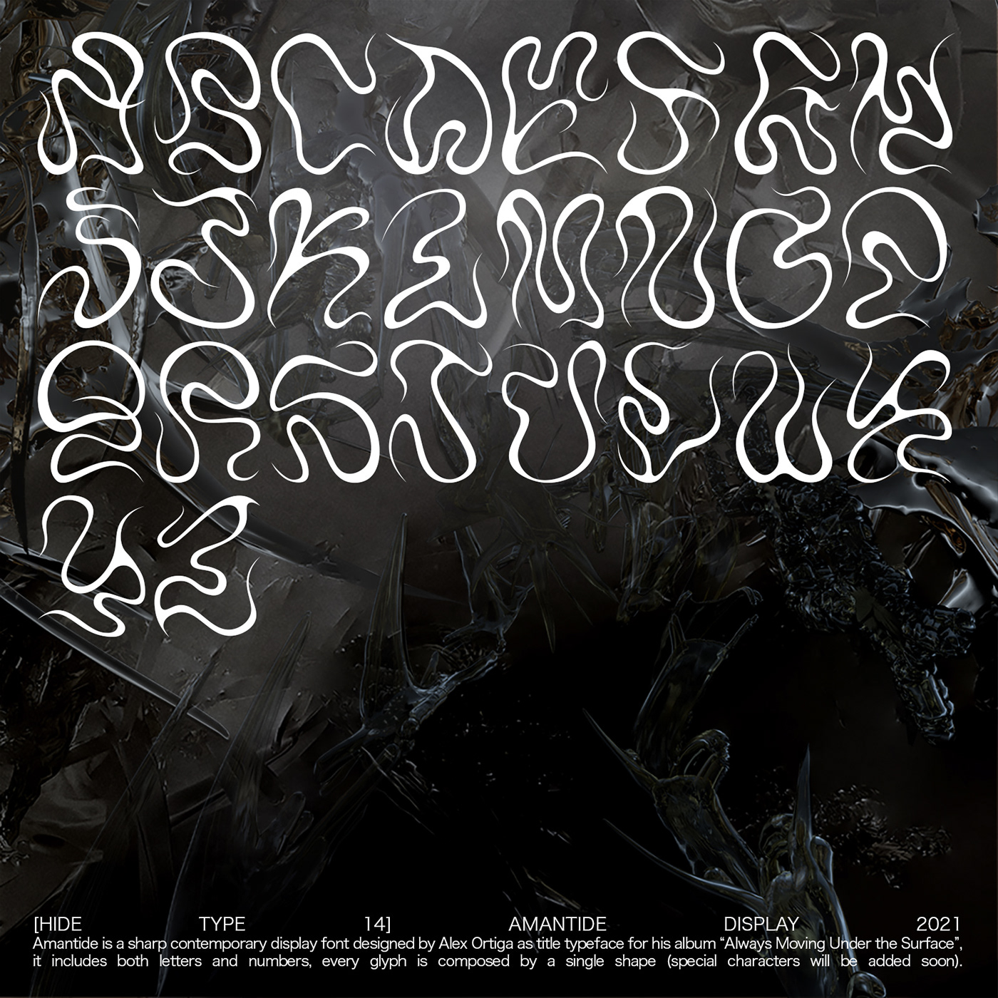 abstract font Experimental font font NEW GRAPHICS type type design Typeface weird design