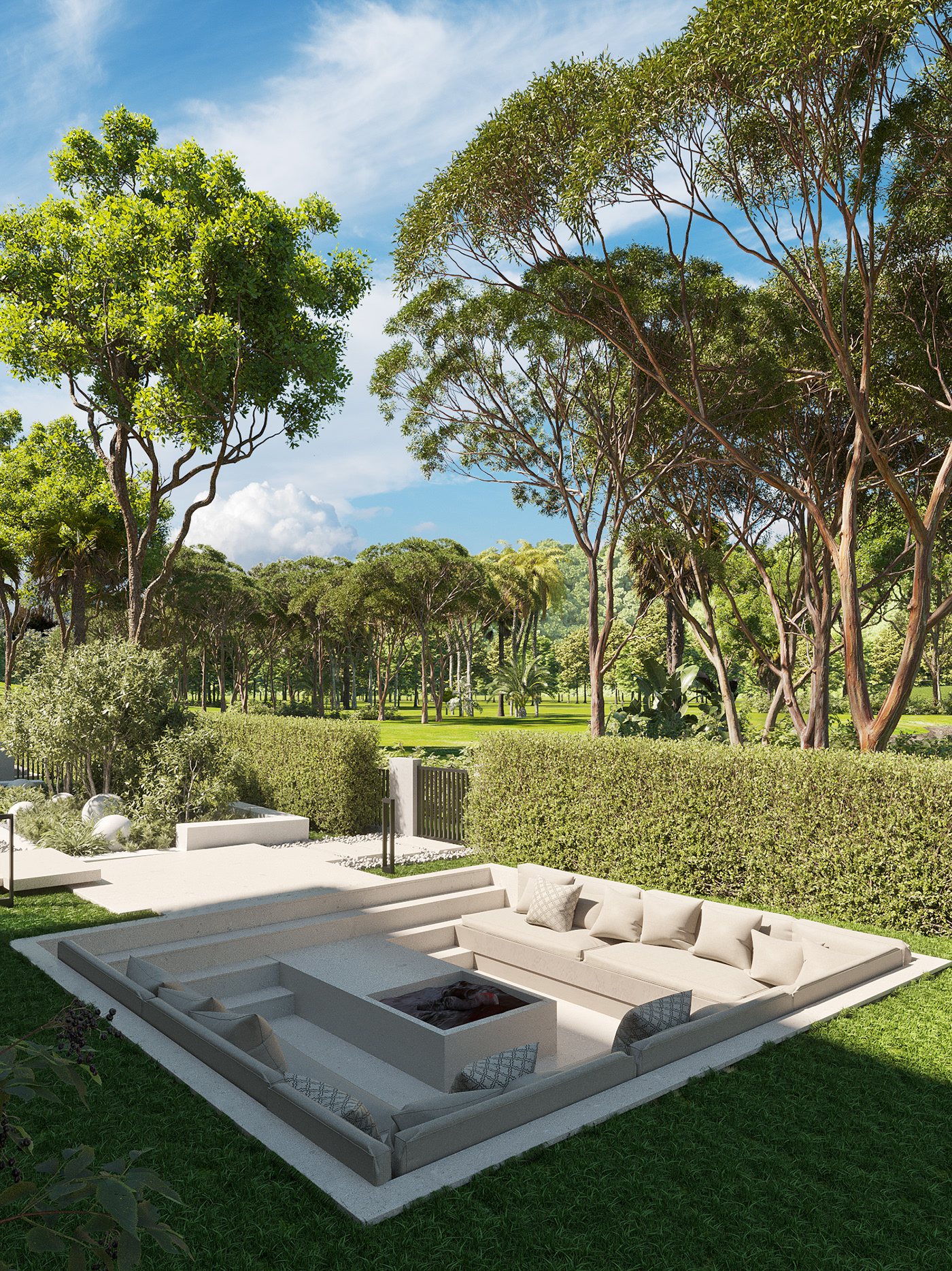 3D Visualization Villa villa design product render real estate Thailand rendering architectural design Landscape Design Condo