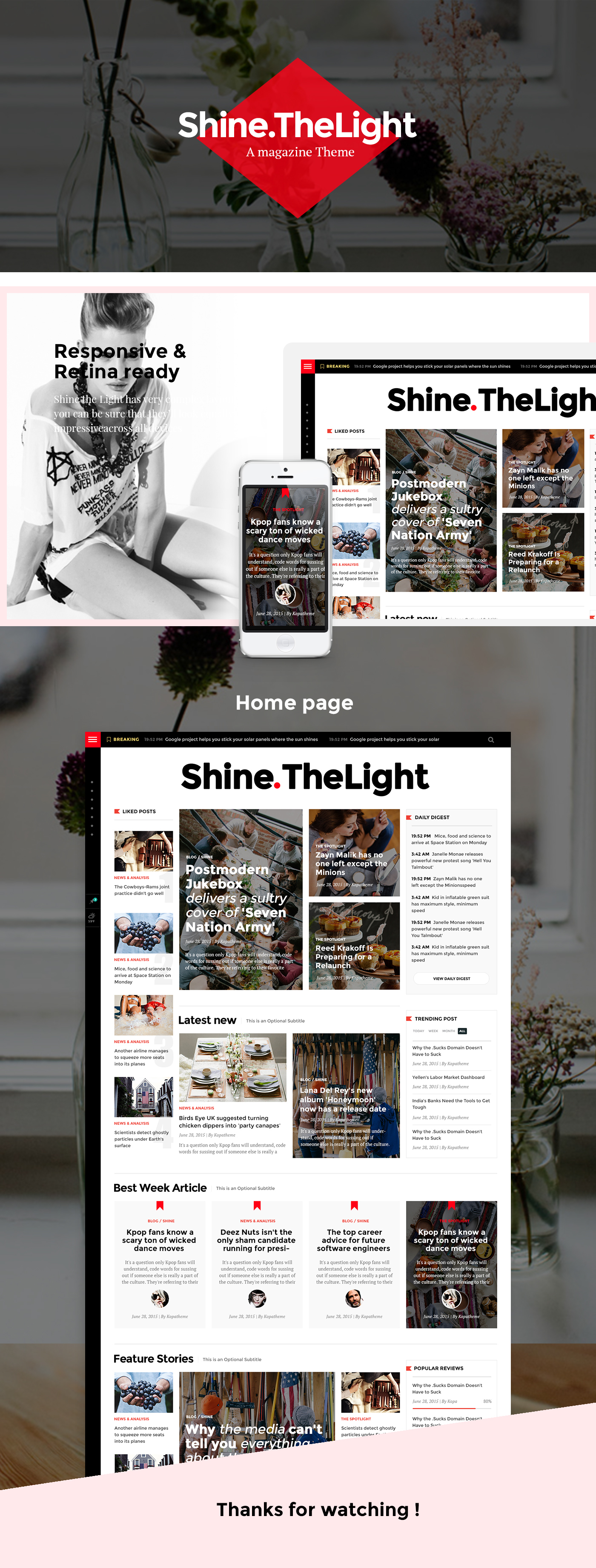 magazine web design Blog