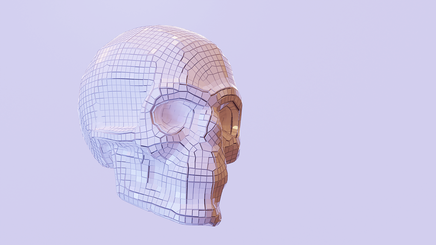 3d modeling 3d animation 3D product design visualization modern Skull art Graphic Designer Social Media Design ads banner