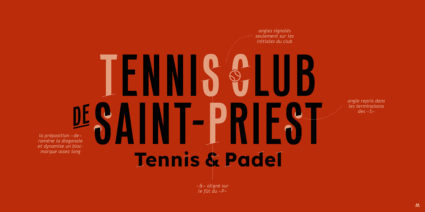 brand identity club direction artistique logo Logo Design Padel sports tennis