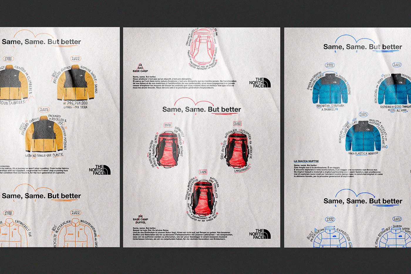 adventure branding  earth earthy icons motion mountains northface TheNorthFace tipography