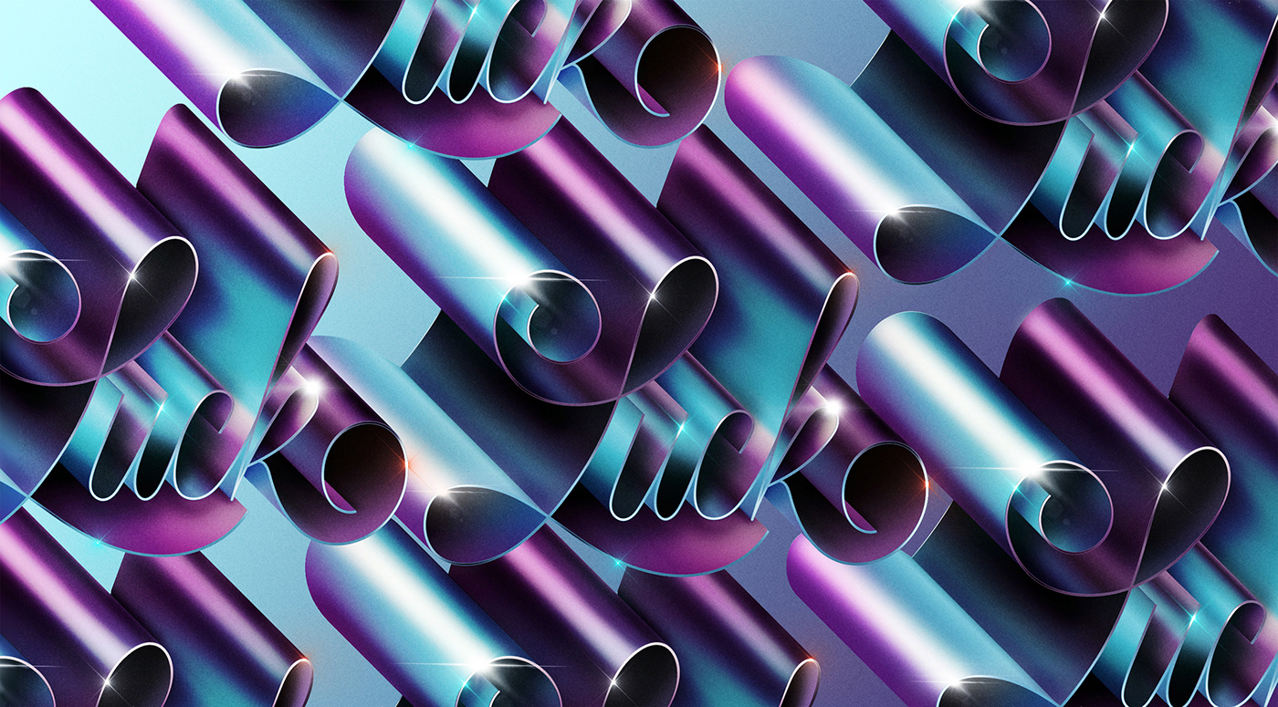 3D colorful experiment experimental font fonts graphic design  lettering tipografia typo