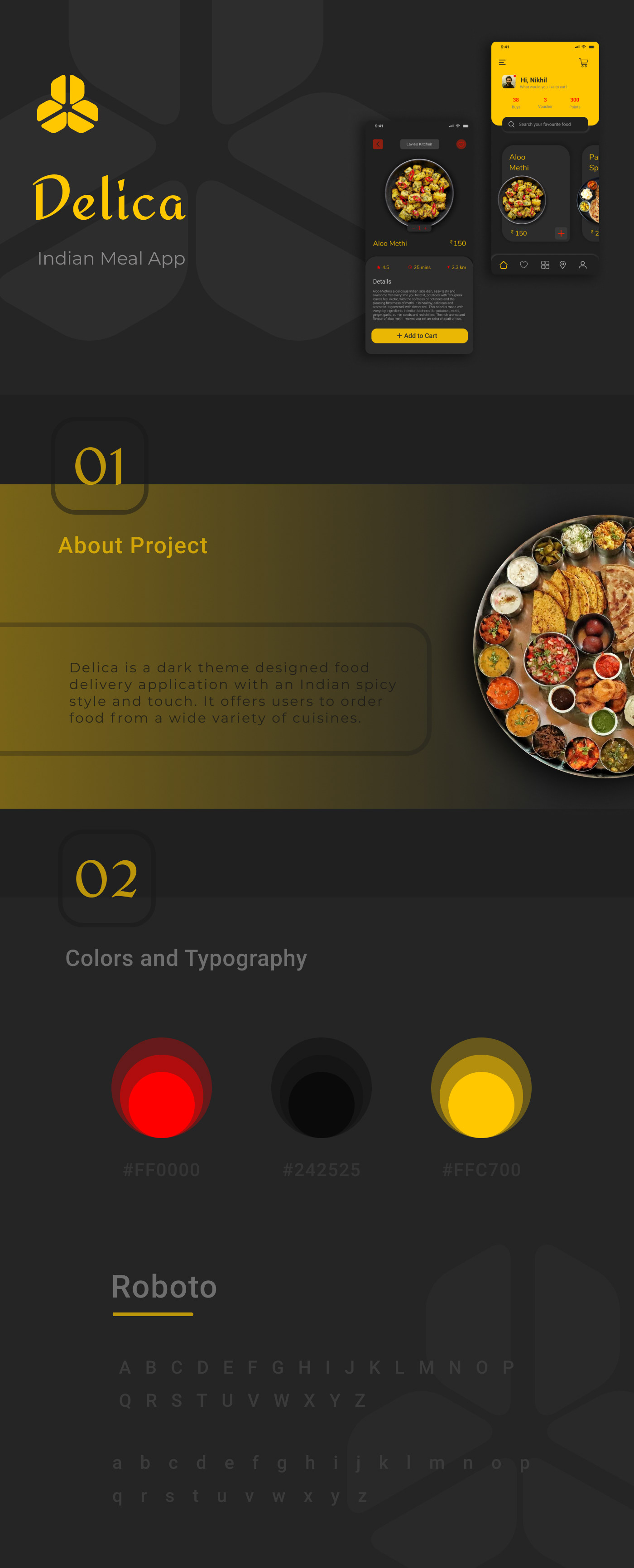 Adobe XD dark ui delivery Food  food app interaction ios Meal App mobile UI/UX