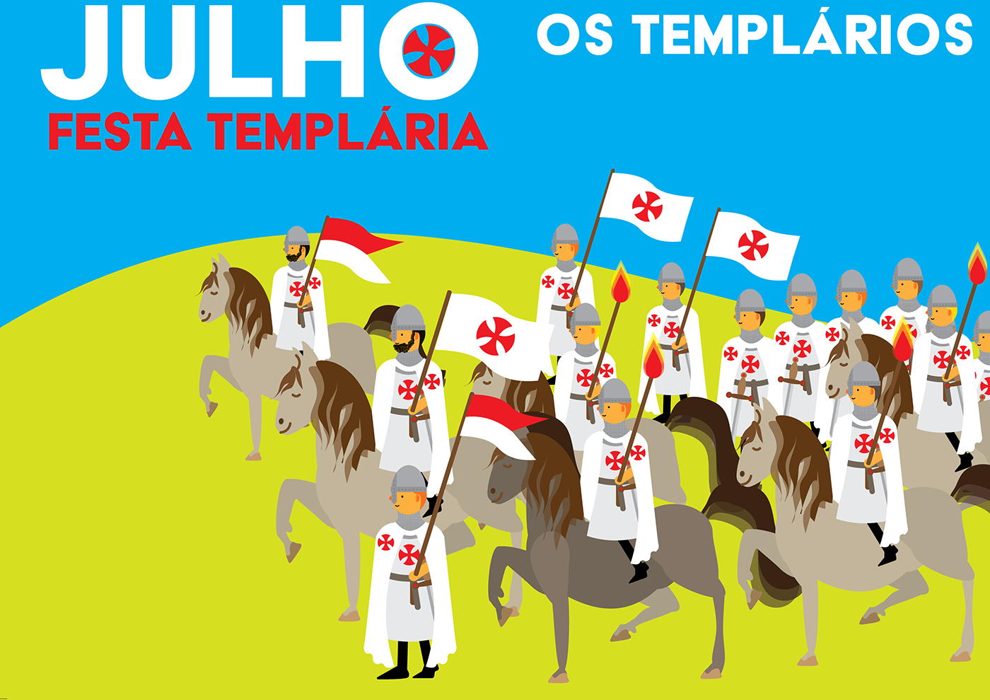 This is a project for the City Hall of Tomar, about the Templar Feast in July