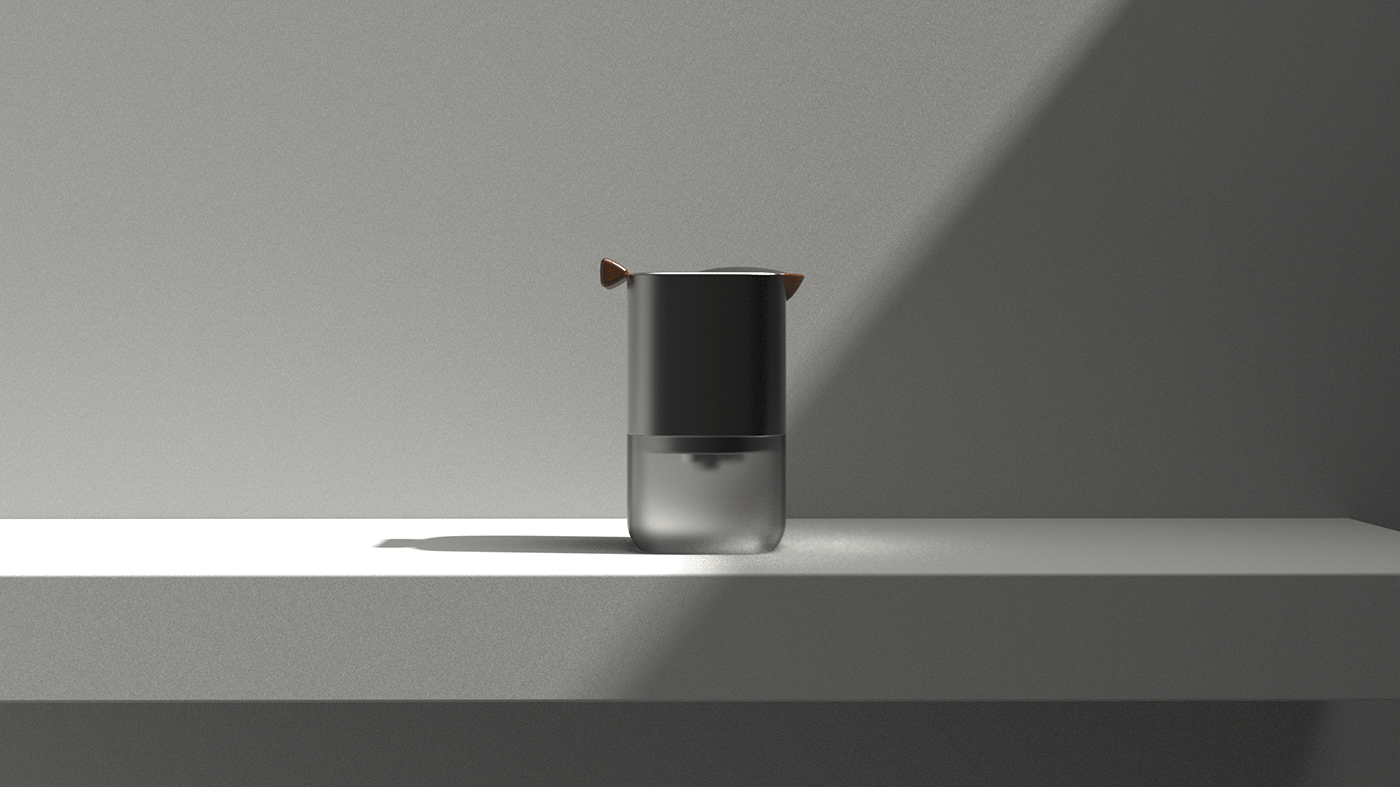 industrial design  product design  portfolio grinder Coffee coffee grinder concept 3d modeling Render