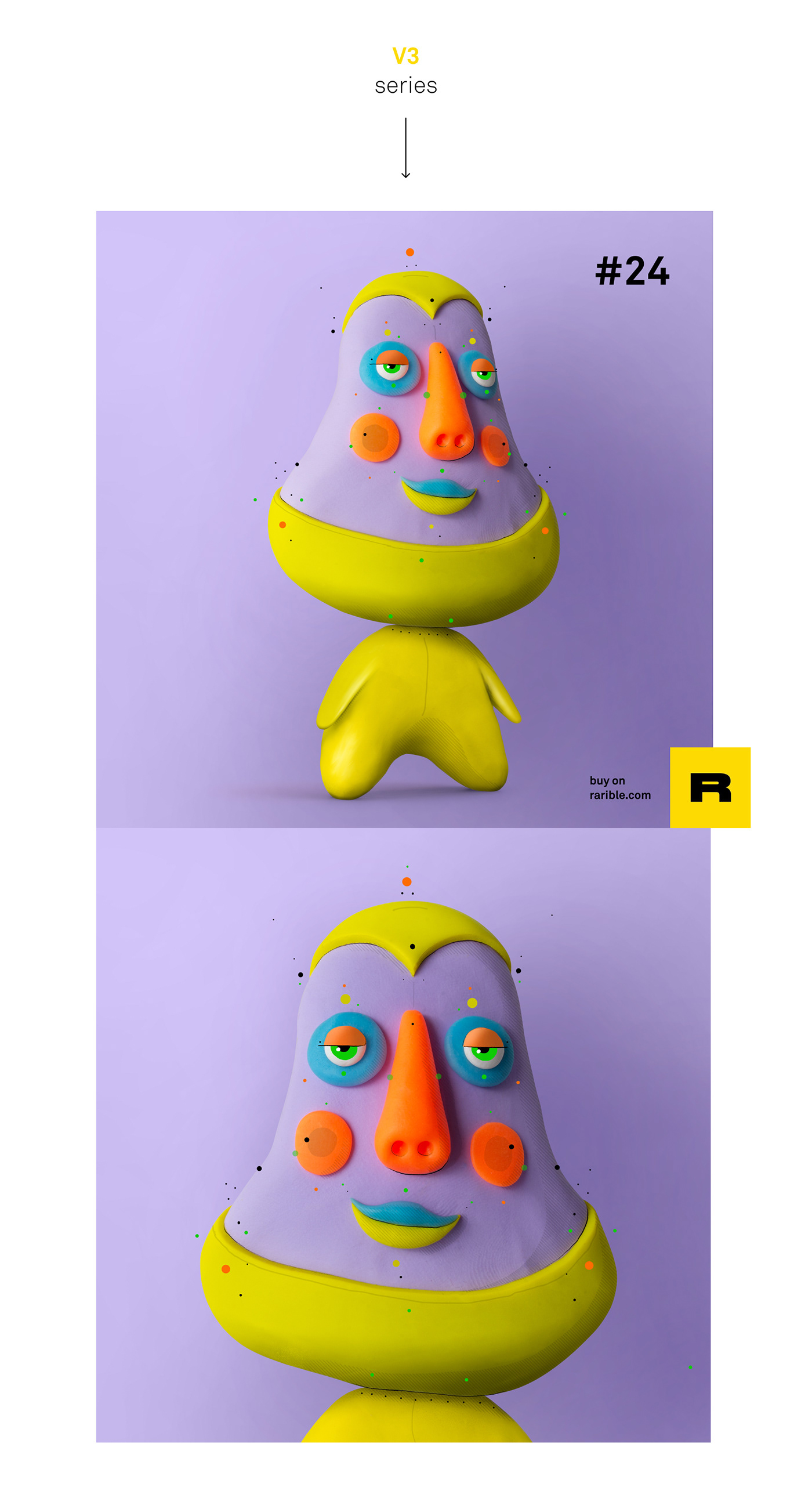 3D Character characterdesign clay clayart Digital Art  ILLUSTRATION  ntf NTF art rarible