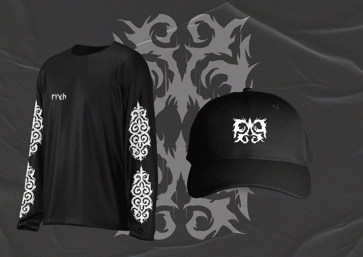 brand identity merchandise logo logodesign fashion design death metal kazakhstan
