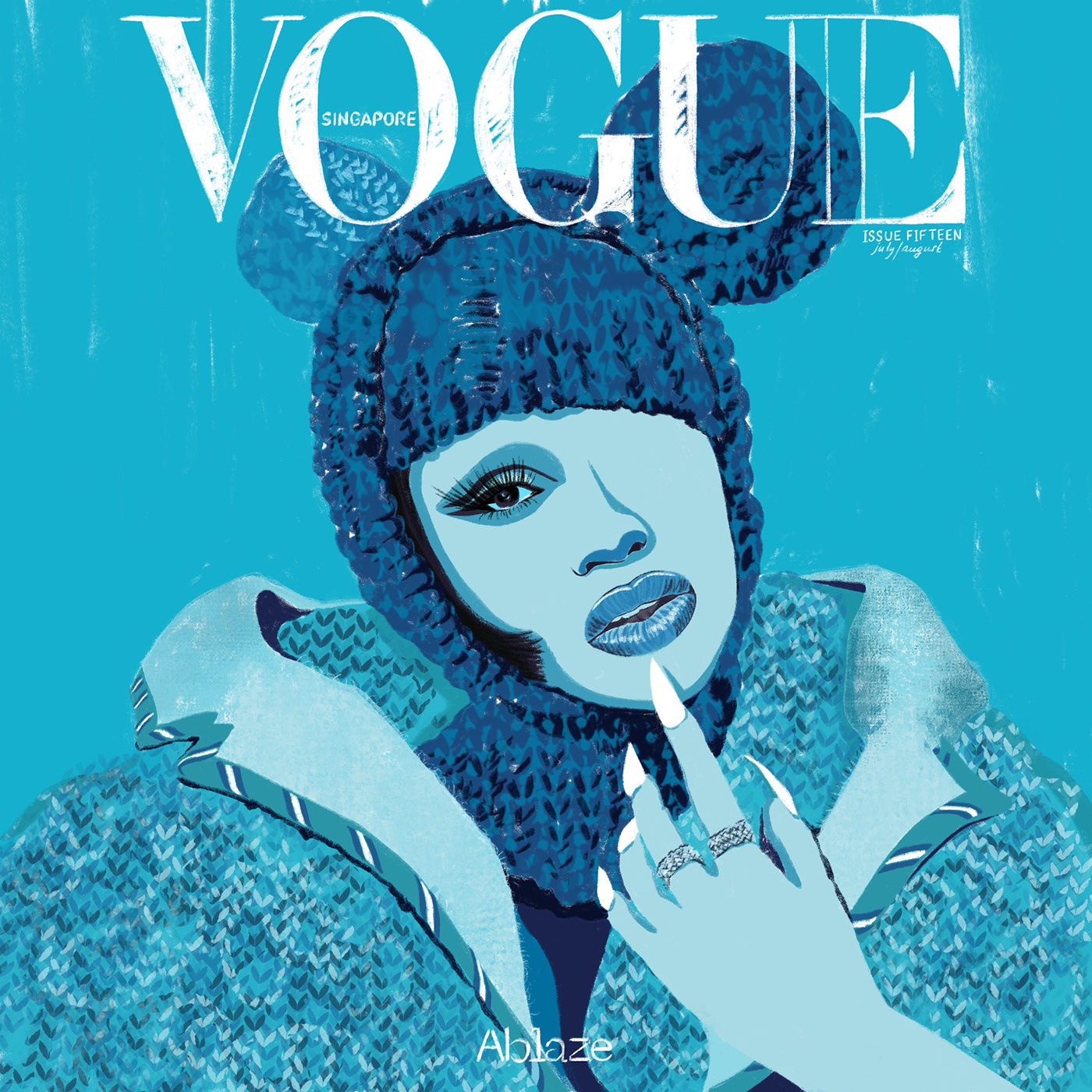 sketch digital illustration Procreate fashionillustration fashionillustrator ipad pro vogue magazine