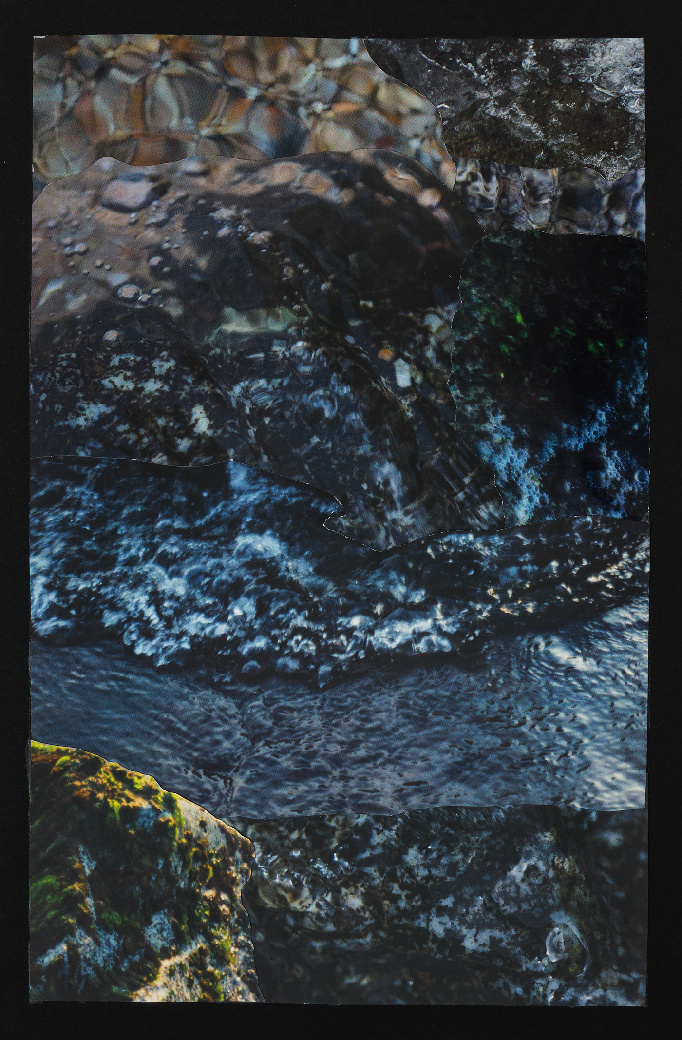 collage sea Caos colors photos Ocean rocks Landscape handcraft luz