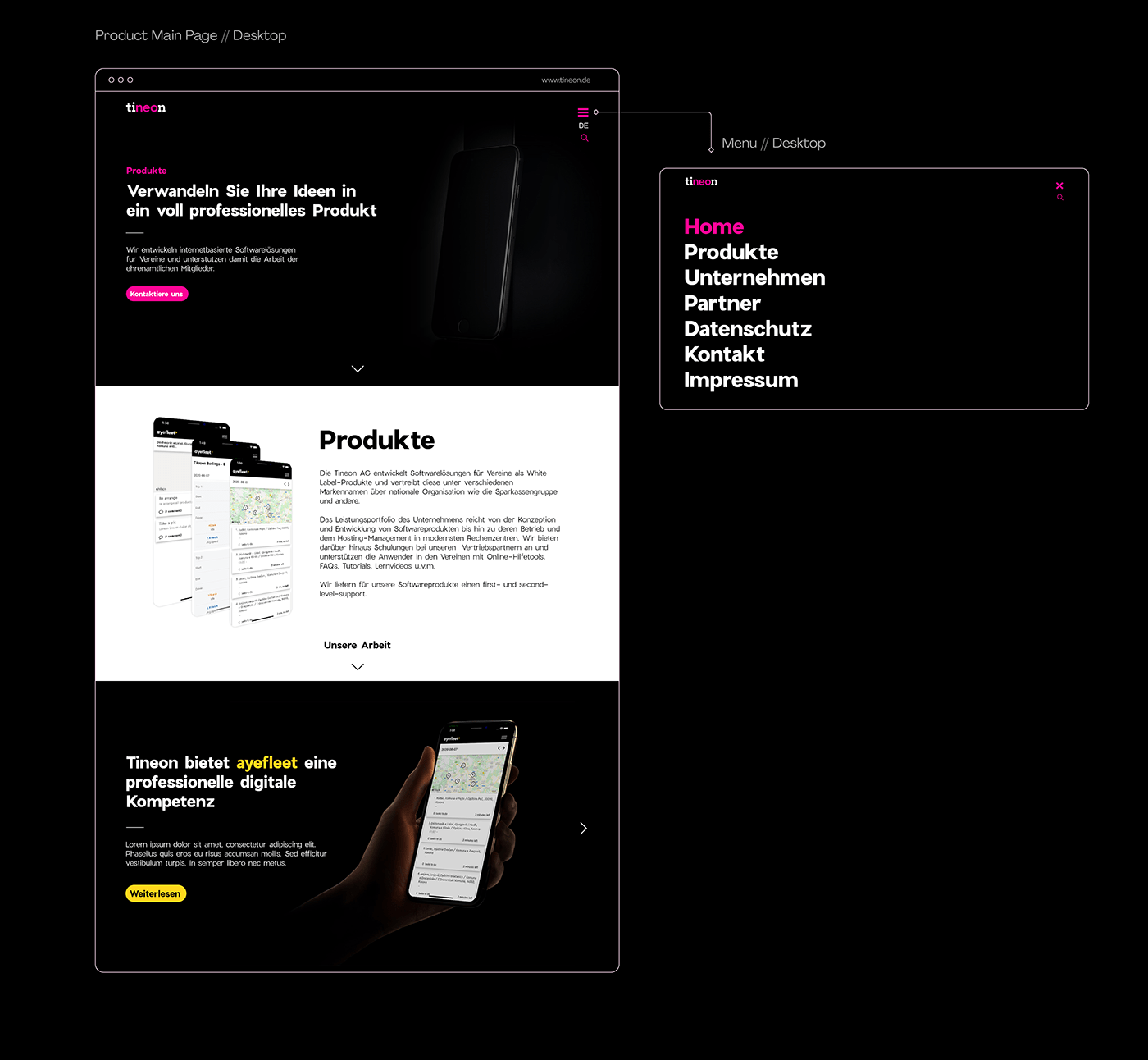 black minimal modern professional UI ux Web Web Design  Website White