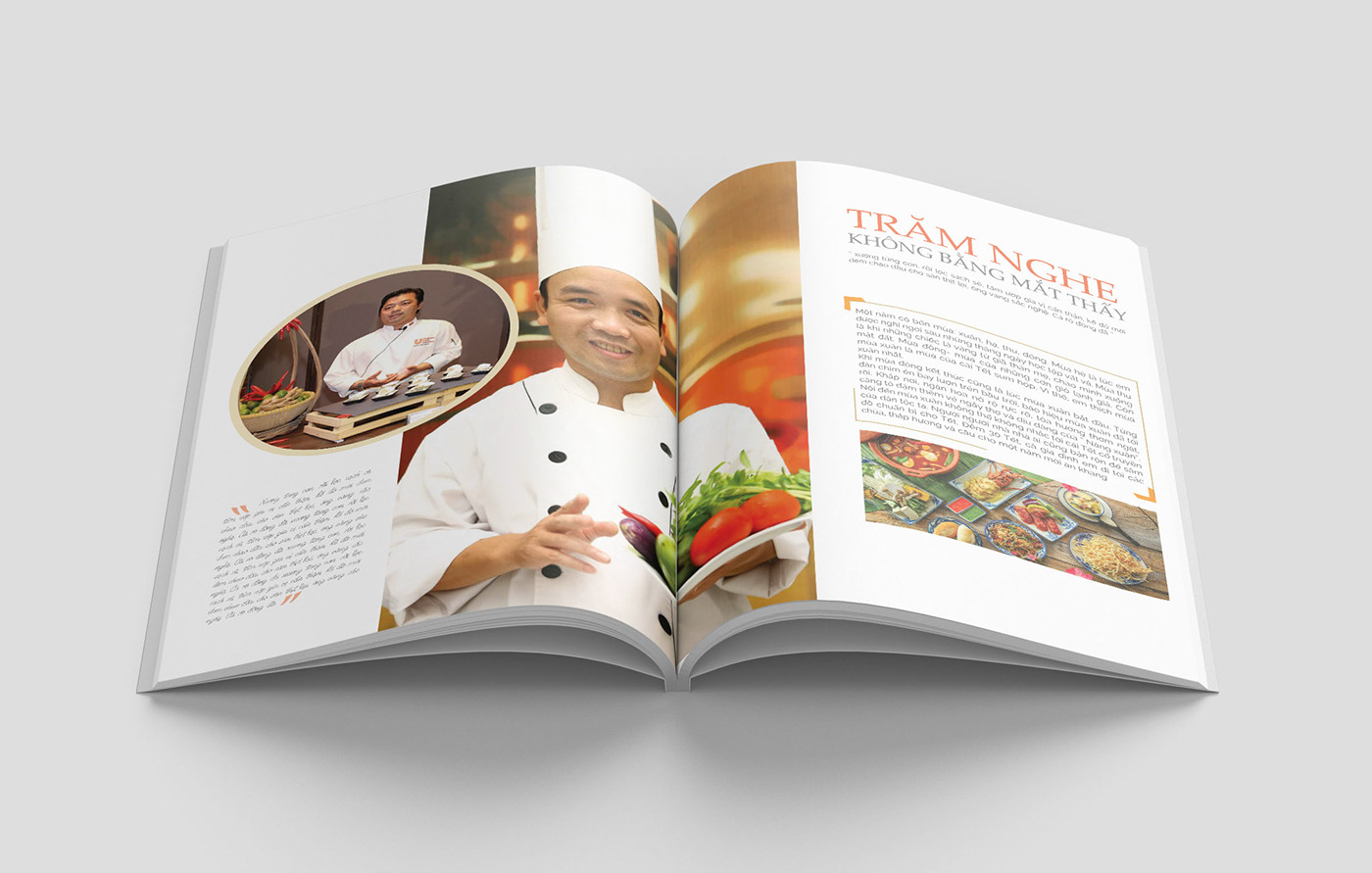 journal journal design Journal food Food  food design branding  Branding design