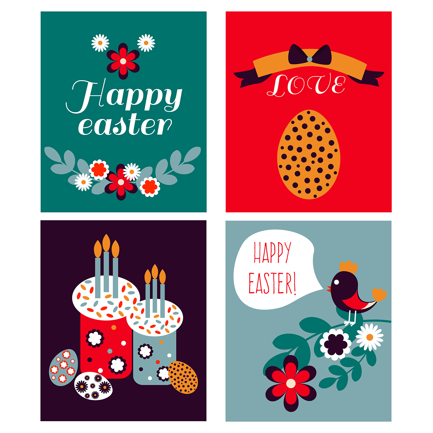 Easter spring happy floral Flowers hare Bike eggs