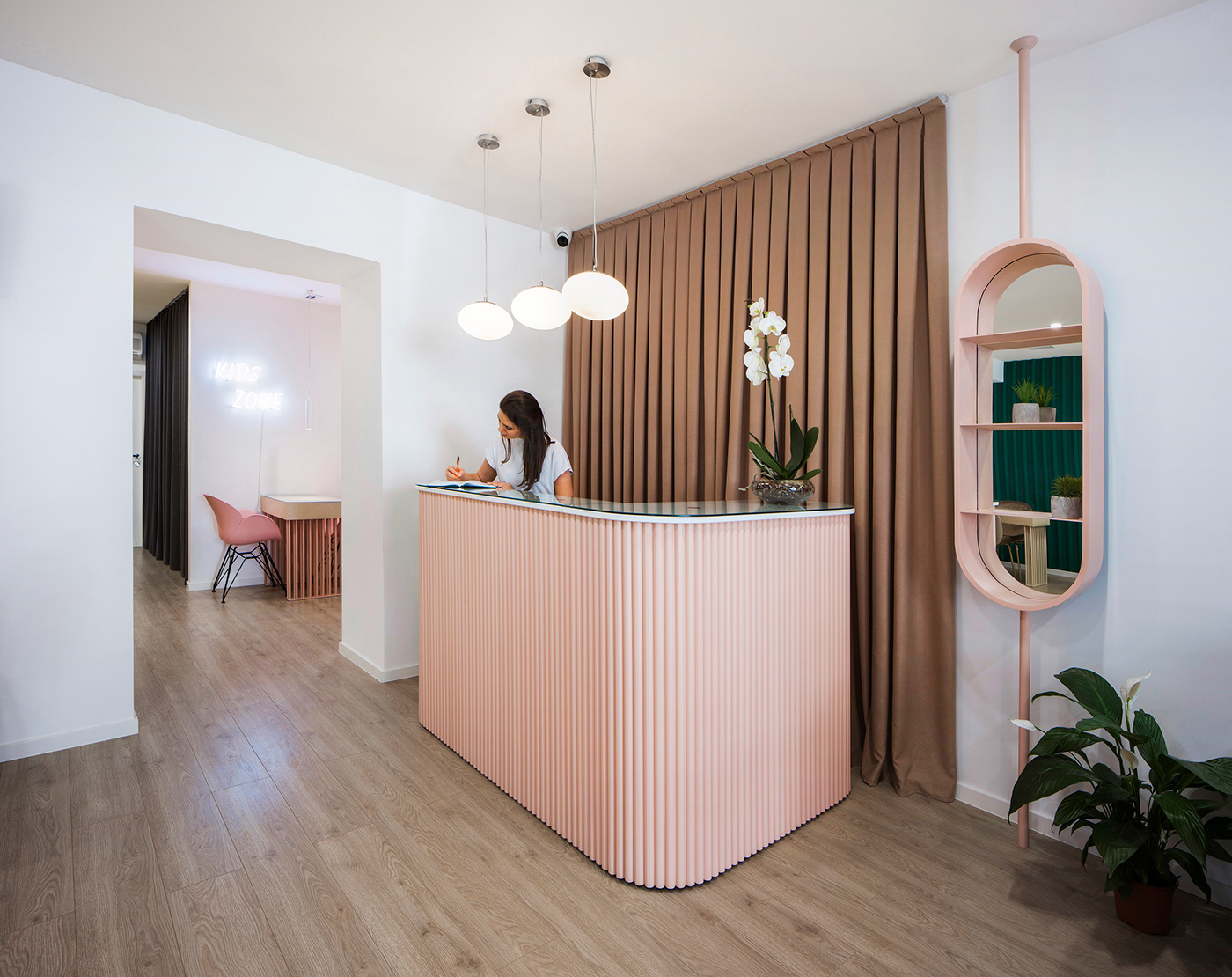 architecture interiordesign modern pastel nailbar nailsalon shop Armenia Yerevan Fashion 