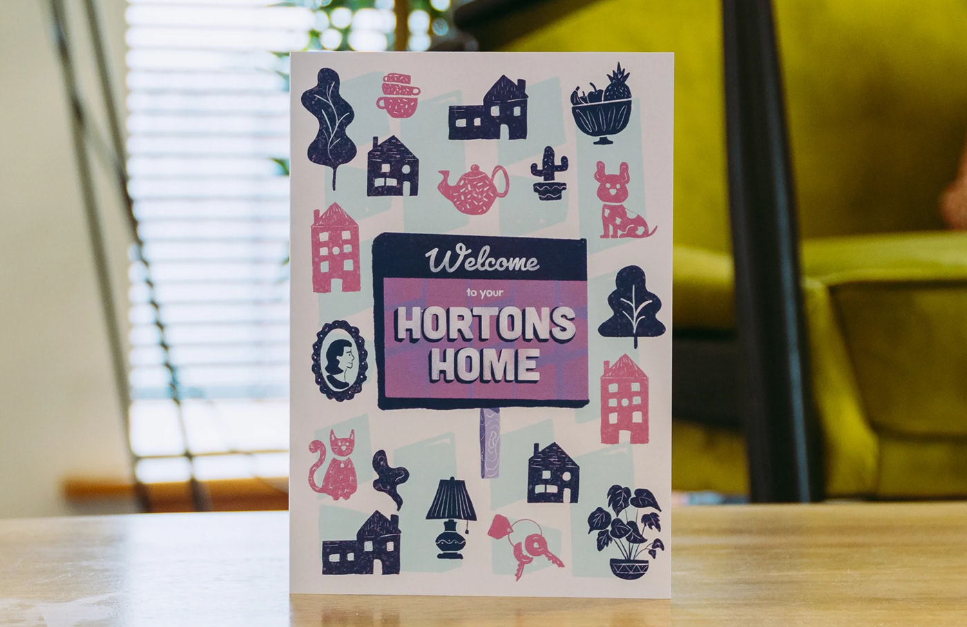 colour Digital Art  graphic design  greeting cards identity ILLUSTRATION  marketing   MOVING new home Procreate
