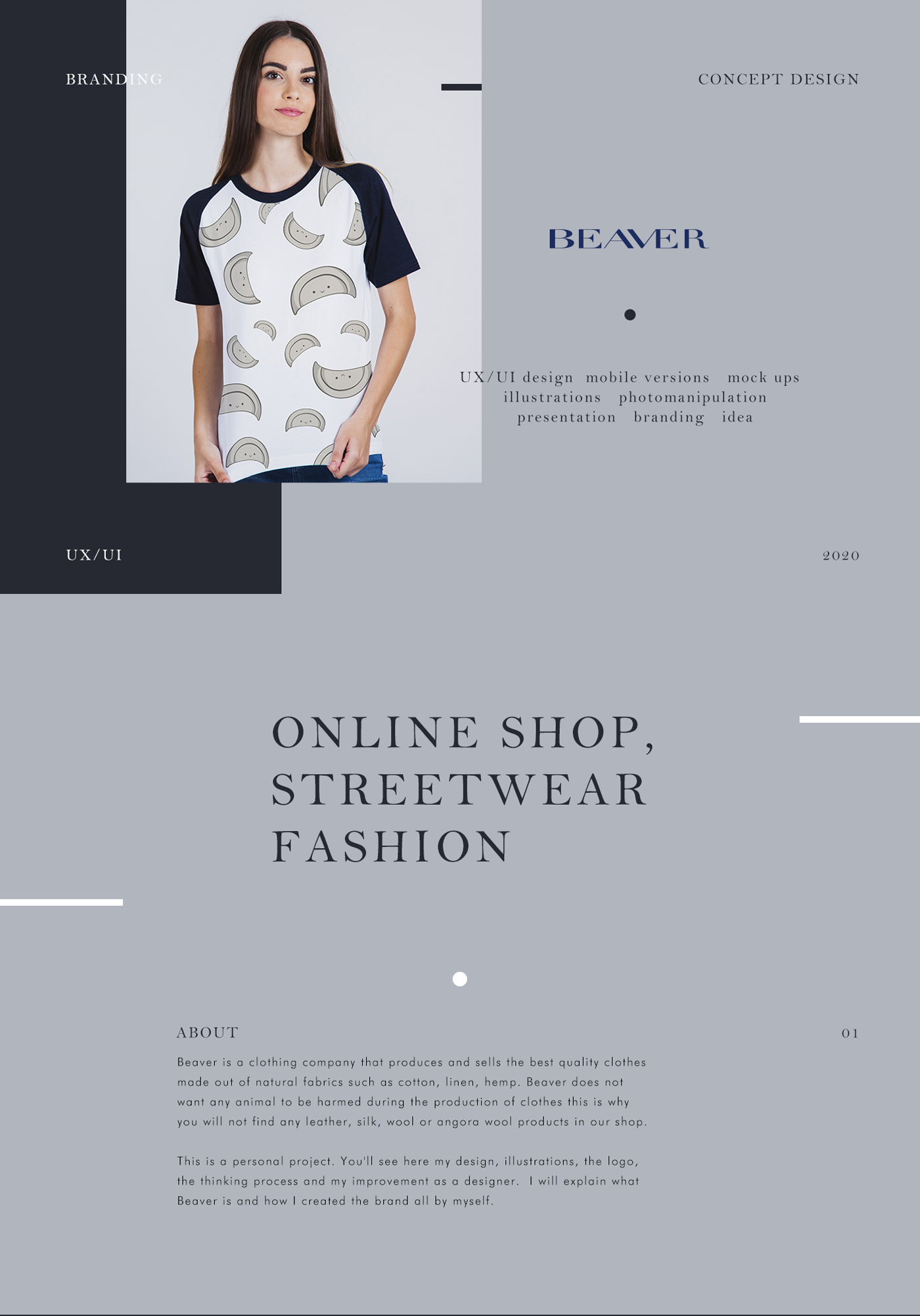 clothes Fashion  fashion website mock up tshirt UI UI/UX ux website project www