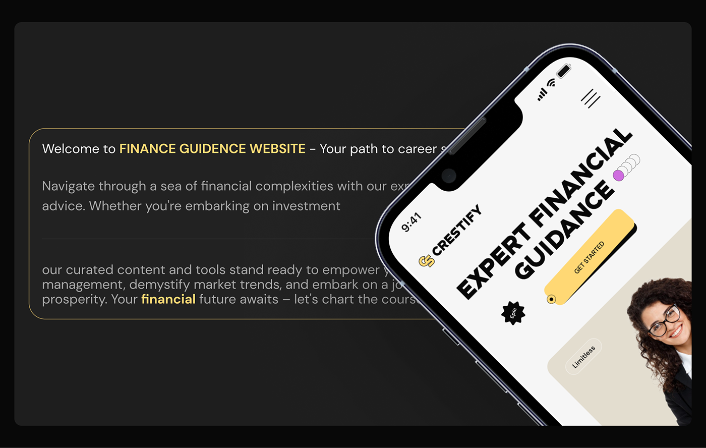 finance Website Website Design landing page guidance SAAS finance website Fintech saas landing page financial