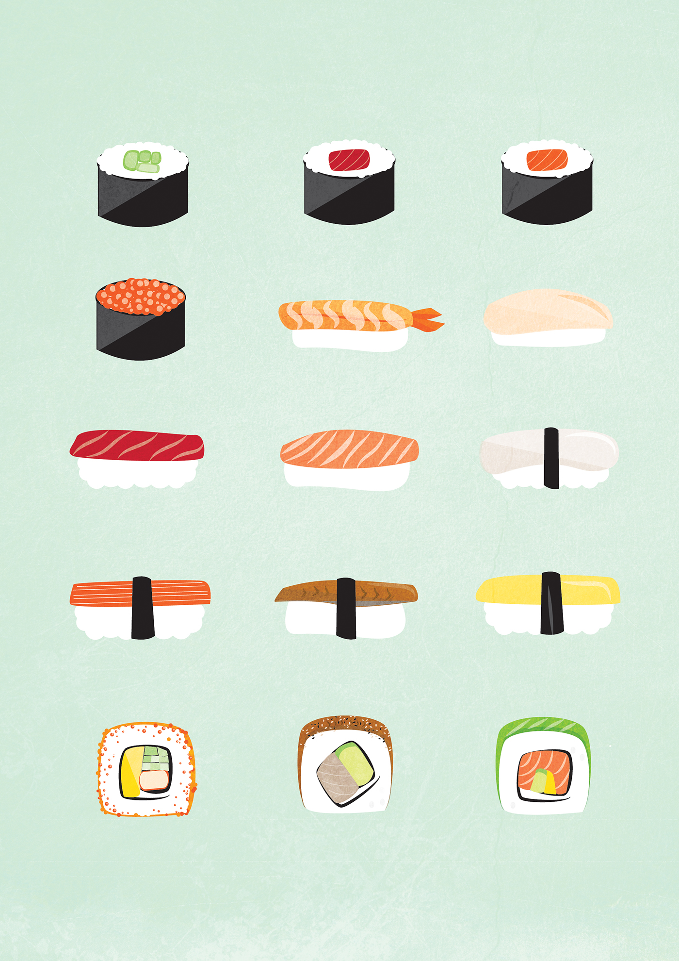 Foodie Diaries: Sushi on Behance