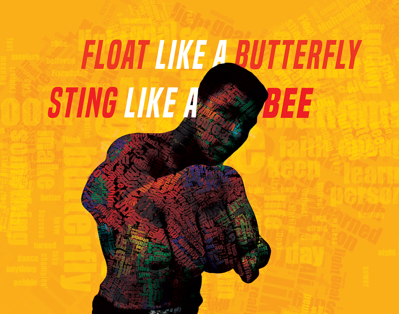 ❛ Float Like a Butterfly Sting Like a Bee ❜ Ali on Behance