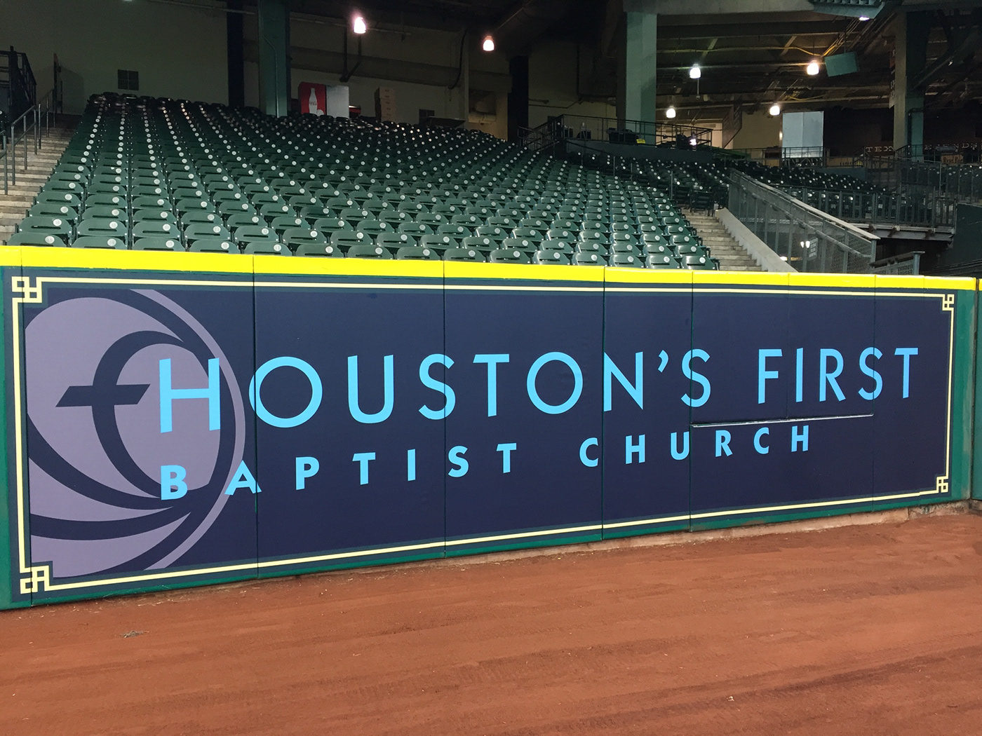 baseball bible Christianity graphic design  Houston Astros Houston's First Minute Maid Park Outfield Signage world series